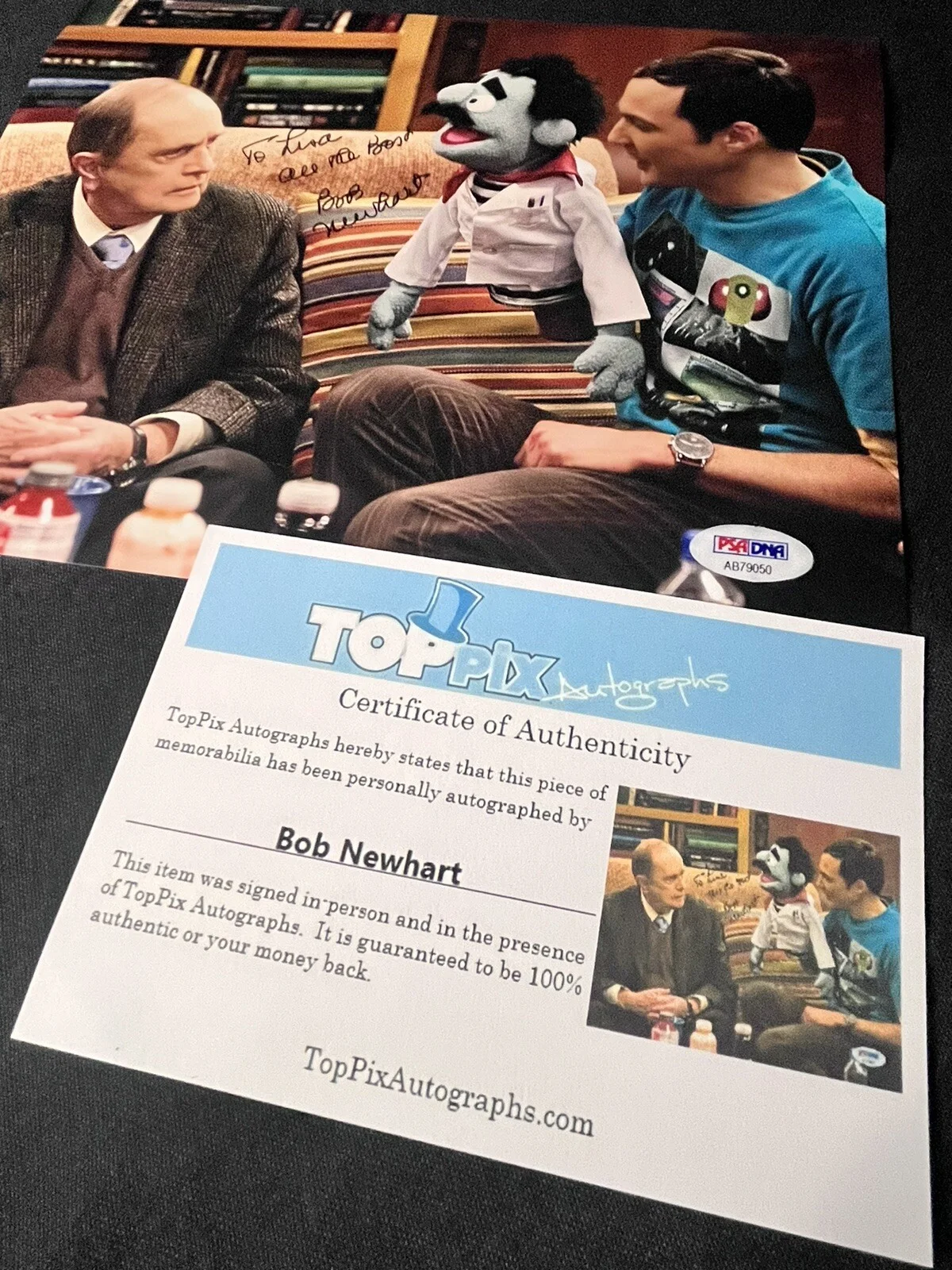 Bob Newhart — BOB NEWHART autographed signed BIG BANG THEORY Sheldon 8x10 photo PSA COA Rare, image 5