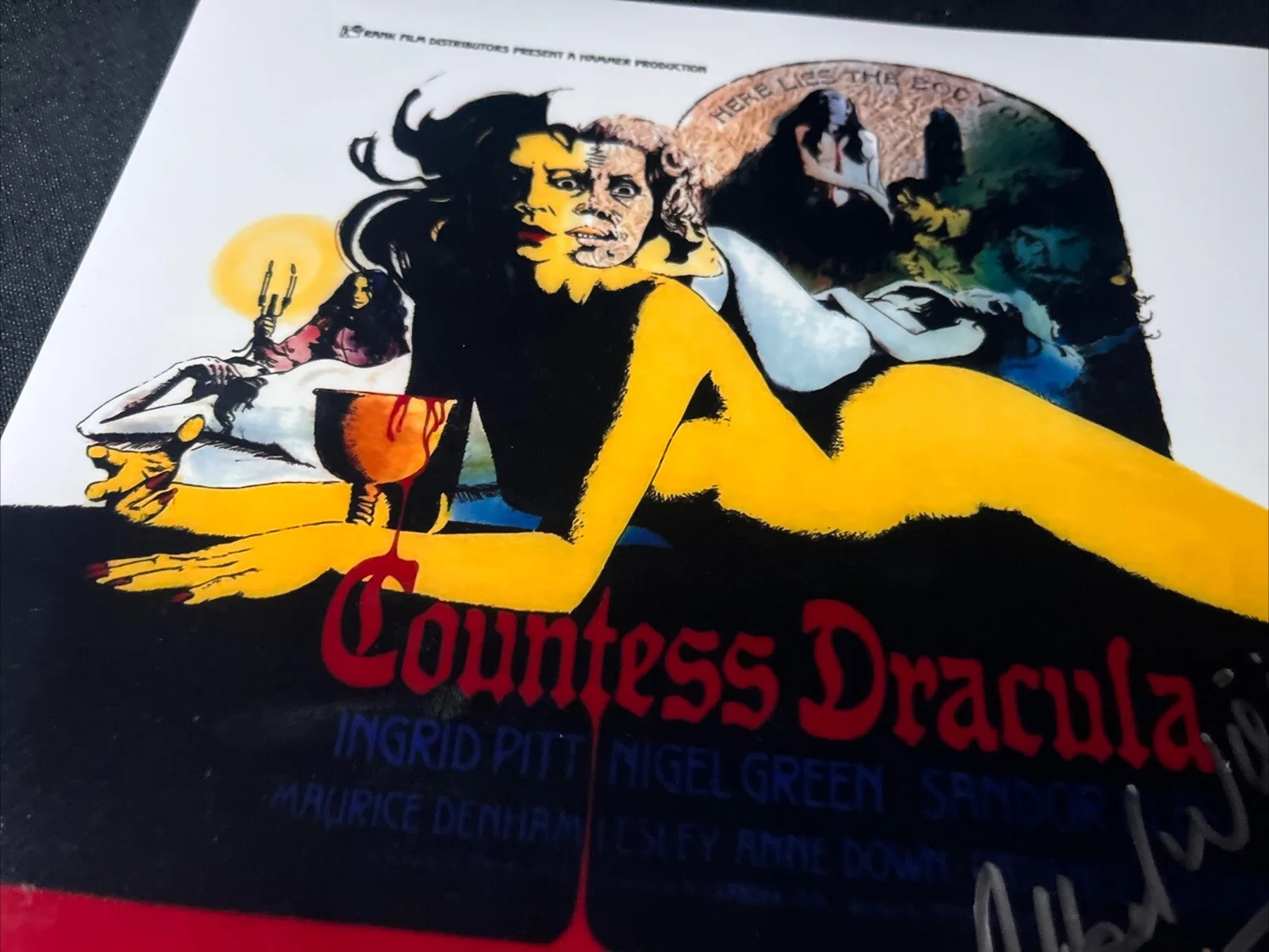 albert wilkinson — Albert Wilkinson Countess Dracula SIGNED 8x10 AUTOGRAPHED Photo COA, image 3