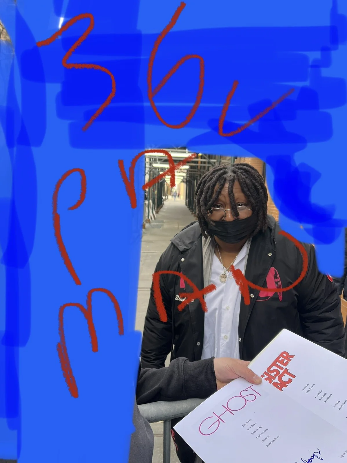 Whoopi Goldberg — WHOOPI GOLDBERG SIGNED AUTOGRAPHED GHOST FULL MOVIE SCRIPT RARE PROOF, image 4
