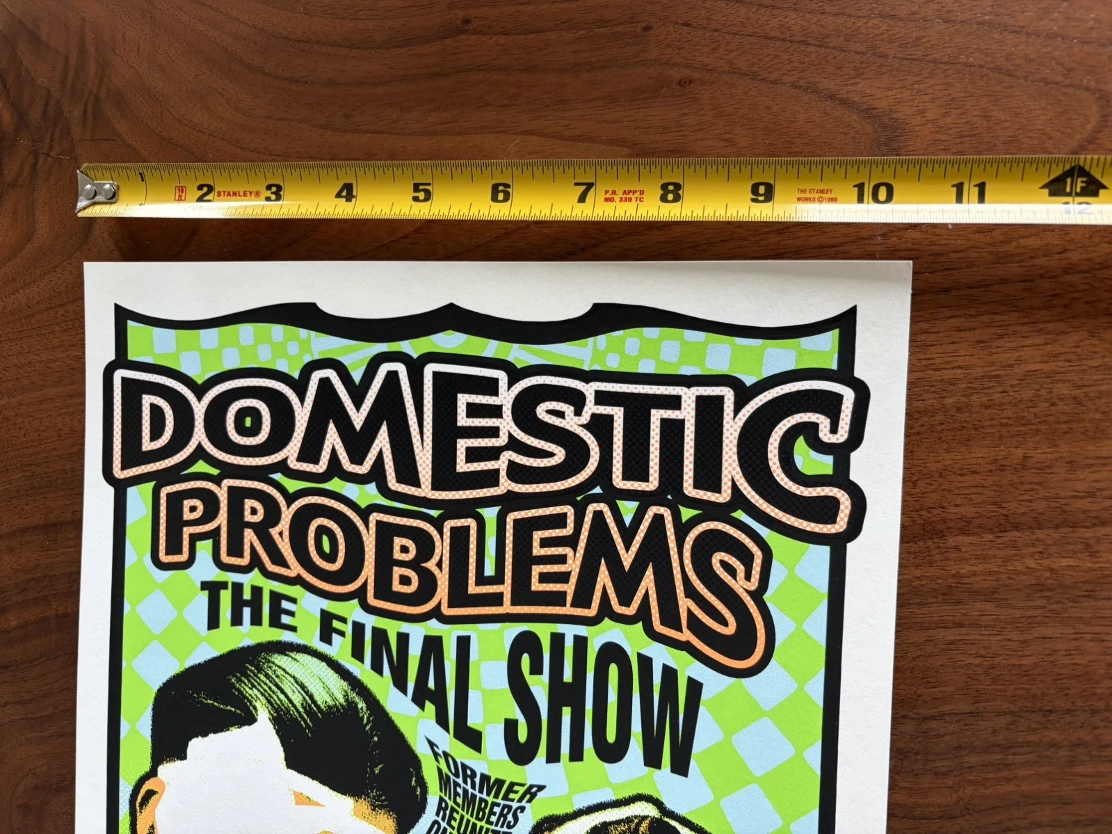 Domestic Problems Final Show - NYE December 2002 Poster - Signed by Arminski, image 2