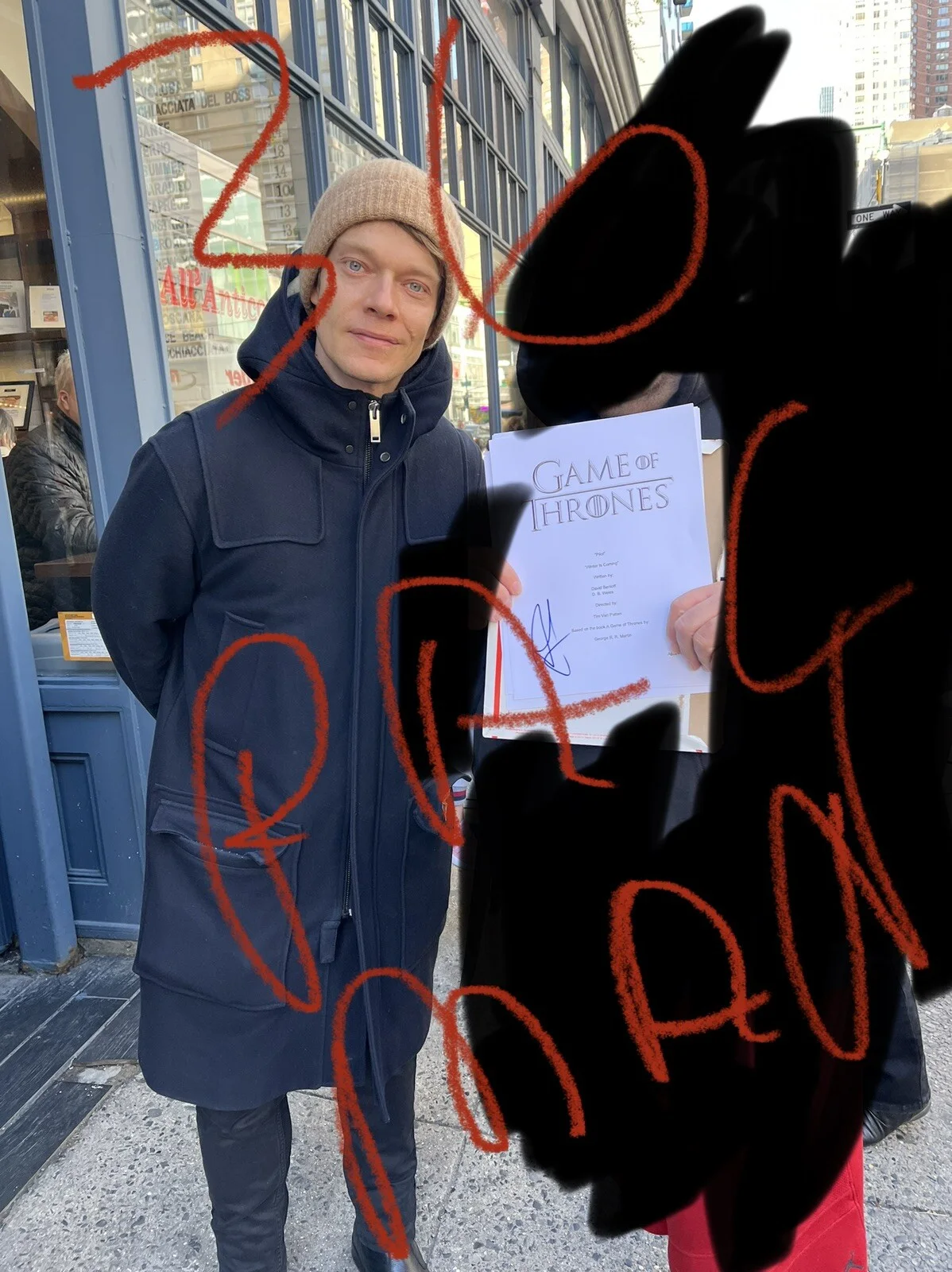 Alfie Allen — ALFIE ALLEN SIGNED AUTOGRAPHED GAME OF THRONES PILOT SCRIPT PROOF THERON GREYJOY, image 4