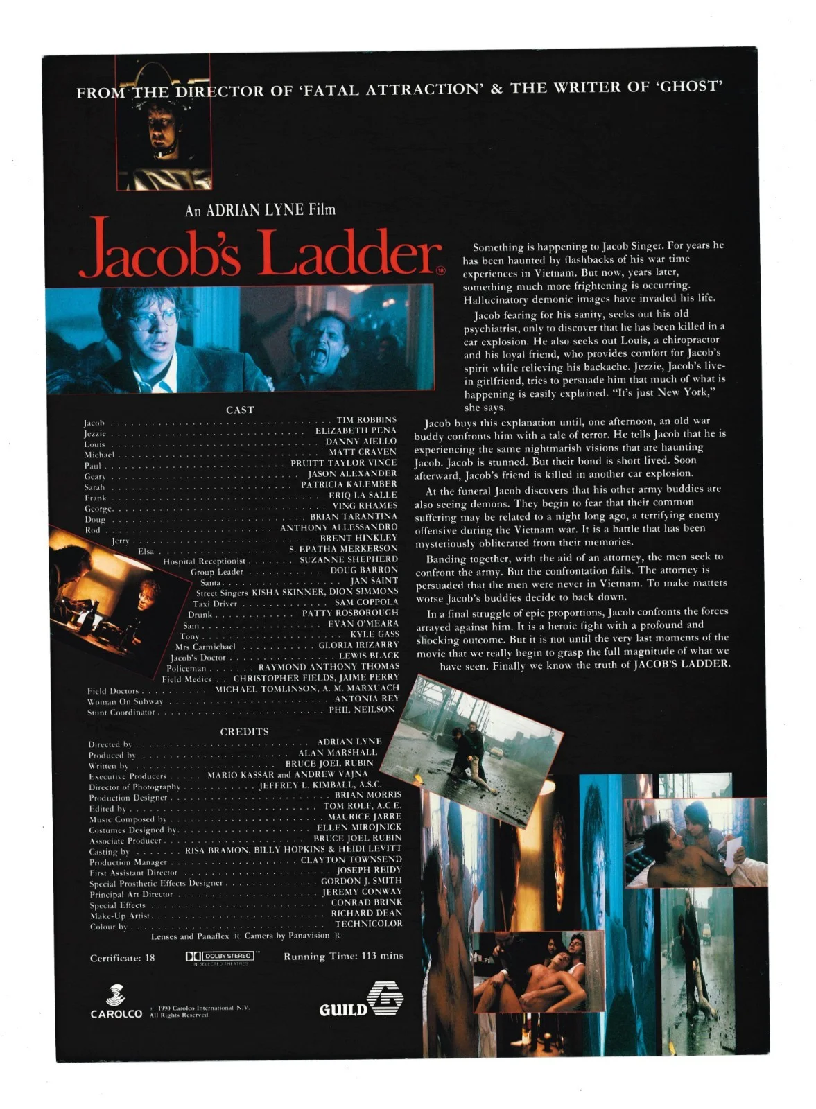Cinema Press Kits Exploitation Synopsis Production Notes Ad Blocks Ephemera J-O, image 2