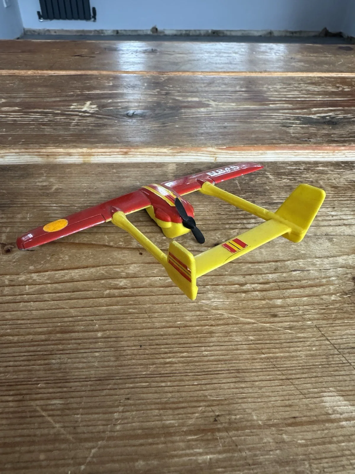 CORGI SUPER JUNIORS E3009 AEROCAR FLYING CAR WINGS JAMES BOND 007 Golden Gun 70s, image 4