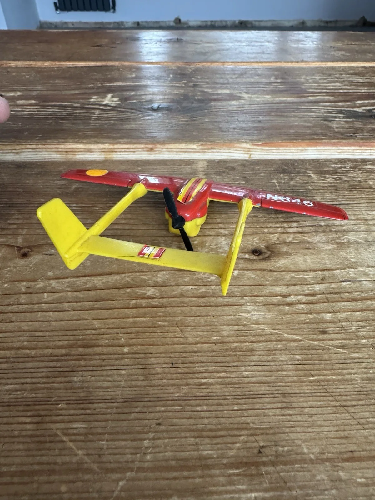 CORGI SUPER JUNIORS E3009 AEROCAR FLYING CAR WINGS JAMES BOND 007 Golden Gun 70s, image 5