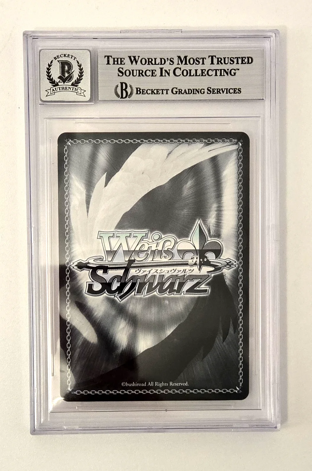 Colleen Clinkenbeard — Erza Scarlet Signed Card Colleen Clinkenbeard Fairy Tail Slab Beckett 10 Weiss 2, изображение 2