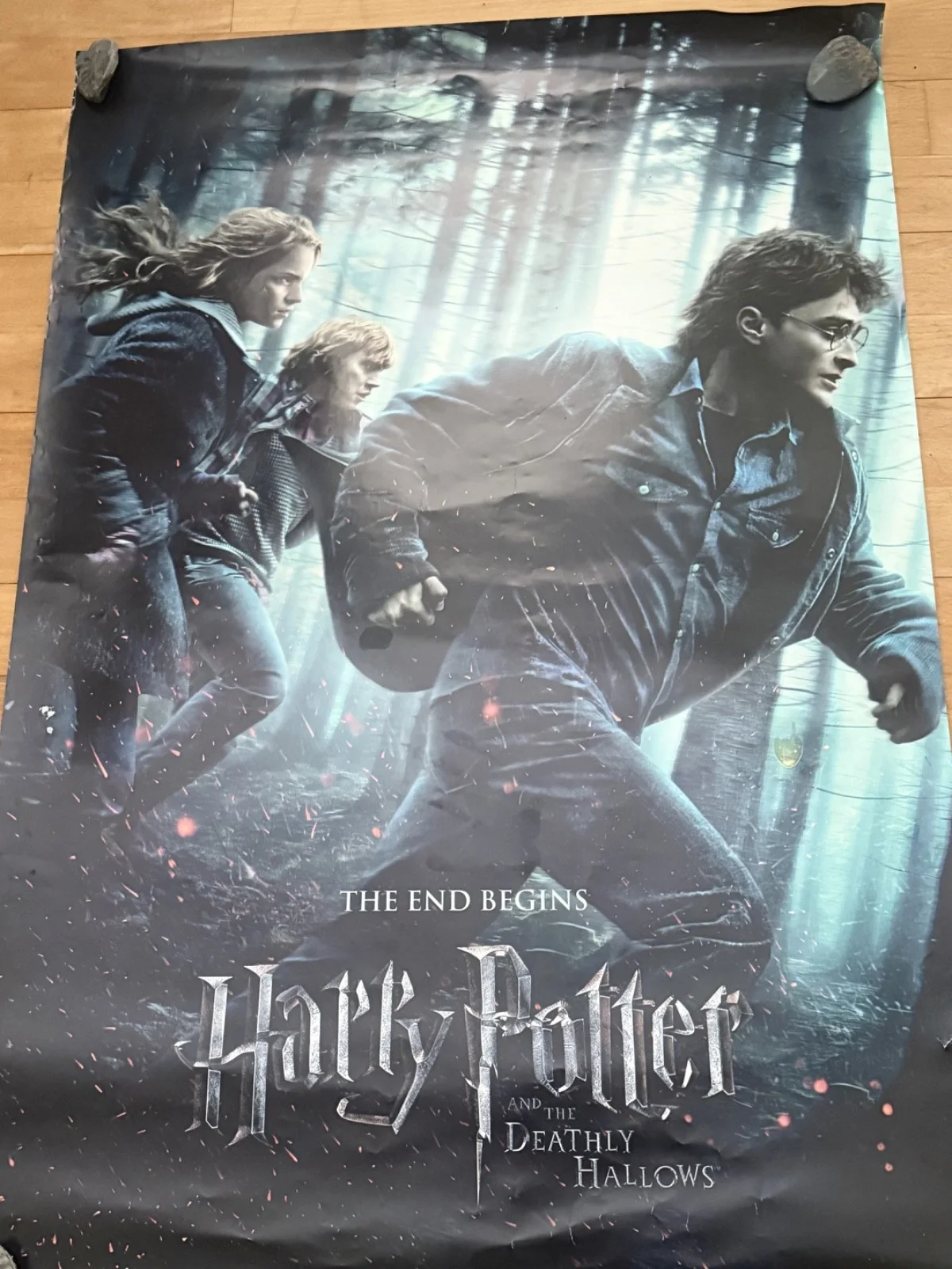 Large Poster for Harry Potter and the Deathly Hallows Part 1 2010, изображение 2