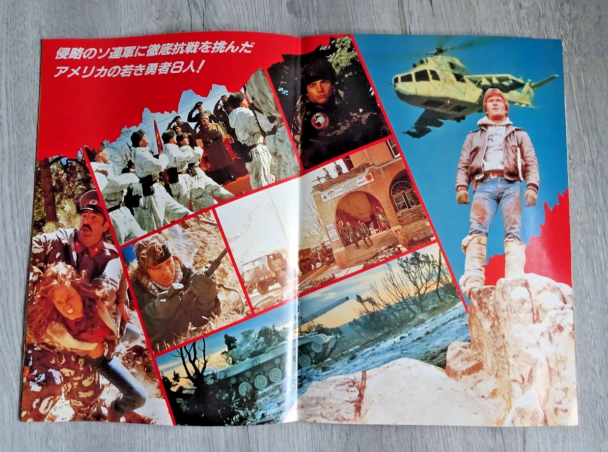 Red Dawn Japan Programme Patrick Swayze C. Thomas Howell Lea Thompson 1984, image 5
