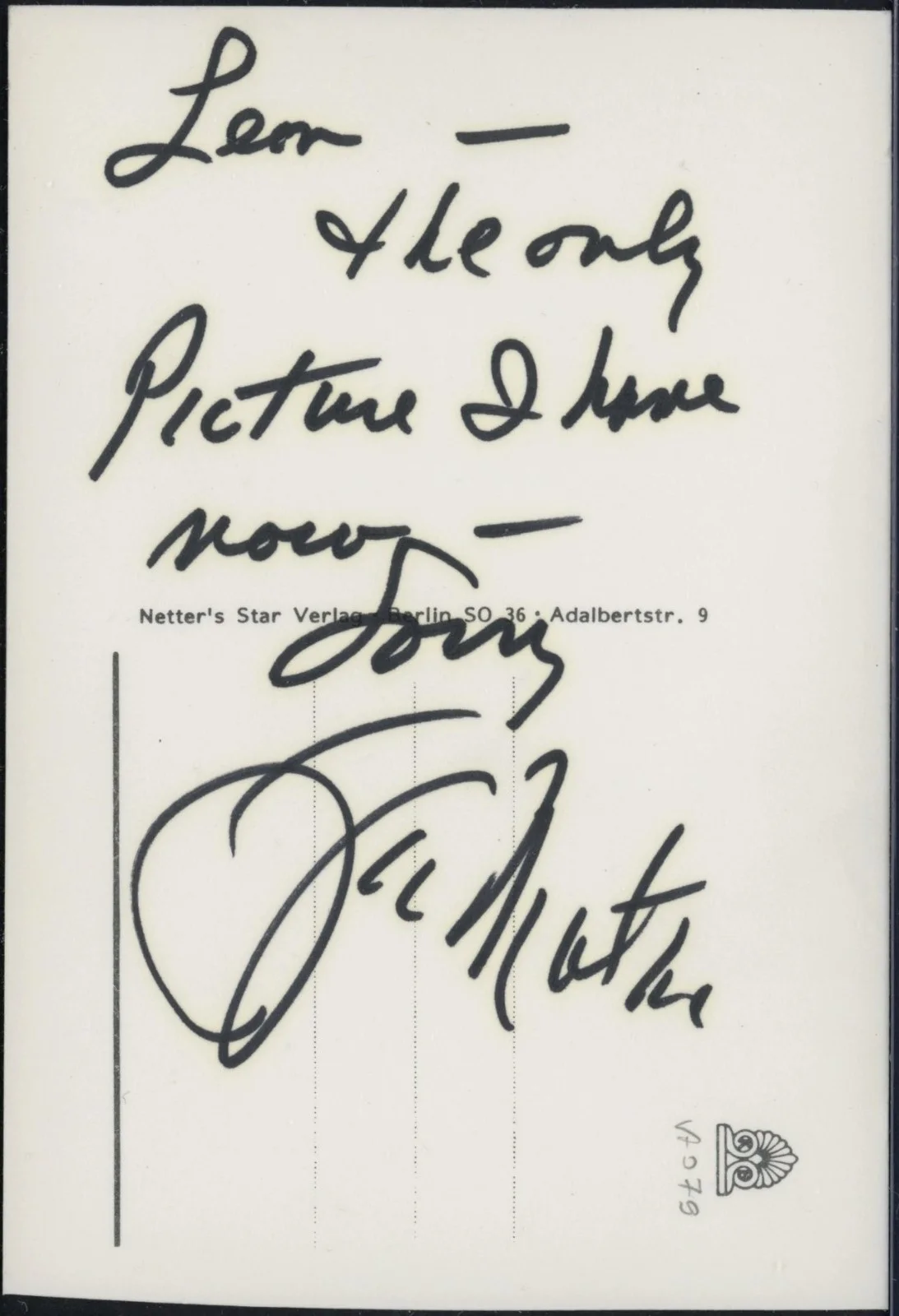 Victor Mature 2x Signed Photo, image 2