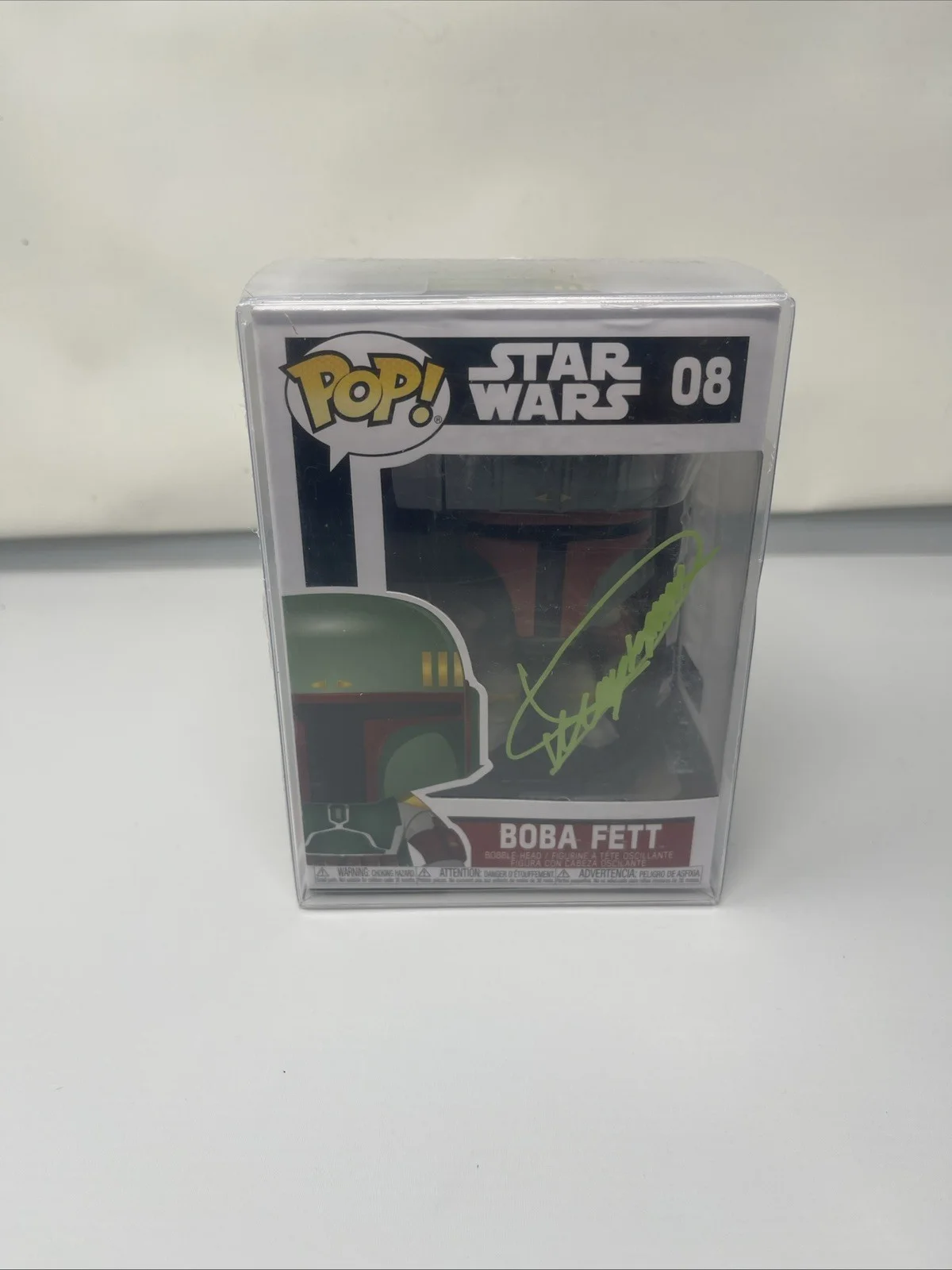 dickey beer — Dickey Beer Signed Star Wars Boba Fett 08 Funko Pop! Pristine Authenticated