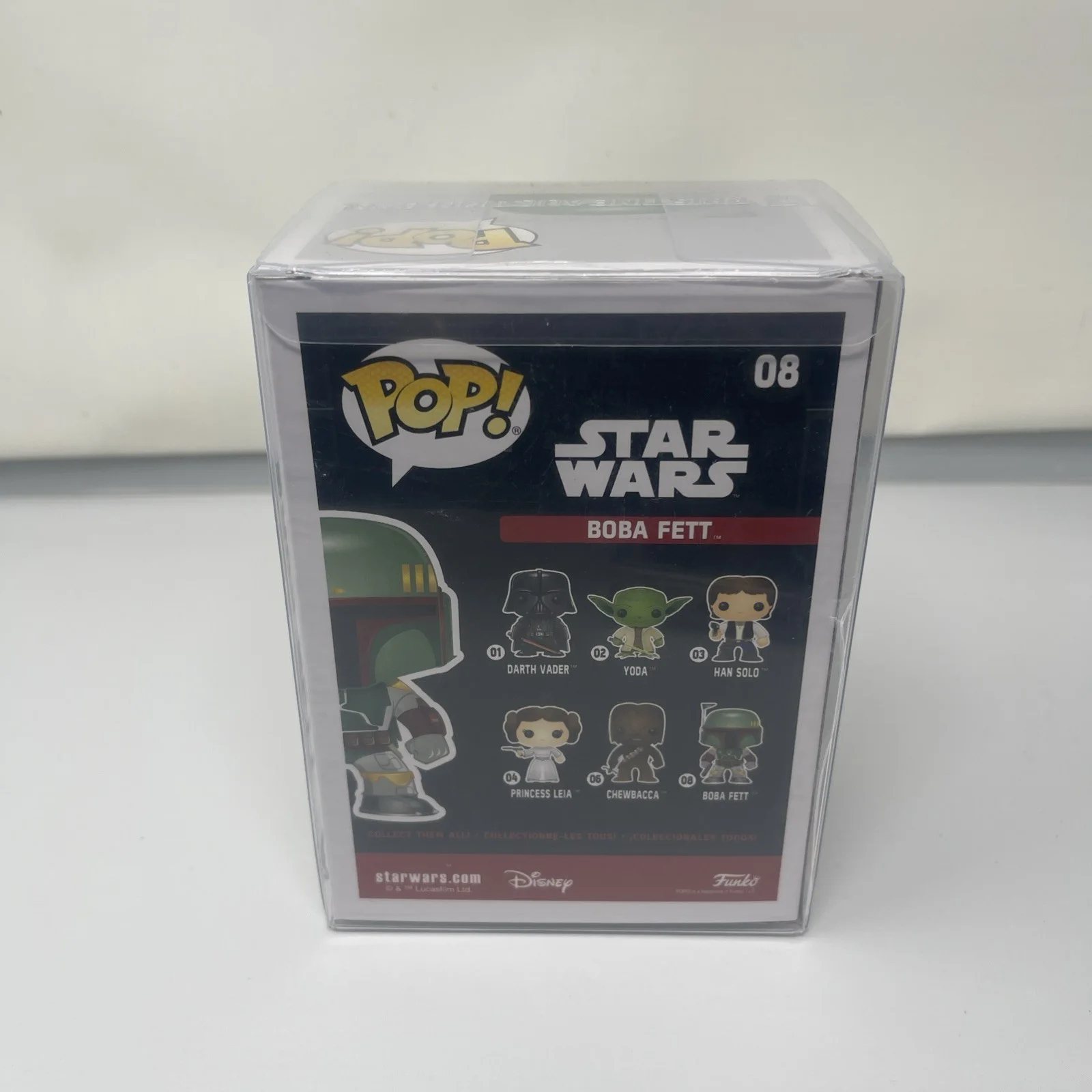 dickey beer — Dickey Beer Signed Star Wars Boba Fett 08 Funko Pop! Pristine Authenticated, image 3