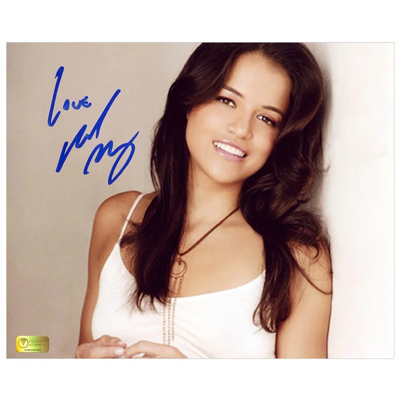 Michelle Rodriguez — Michelle Rodriguez Autographed 8x10 Portrait Photo