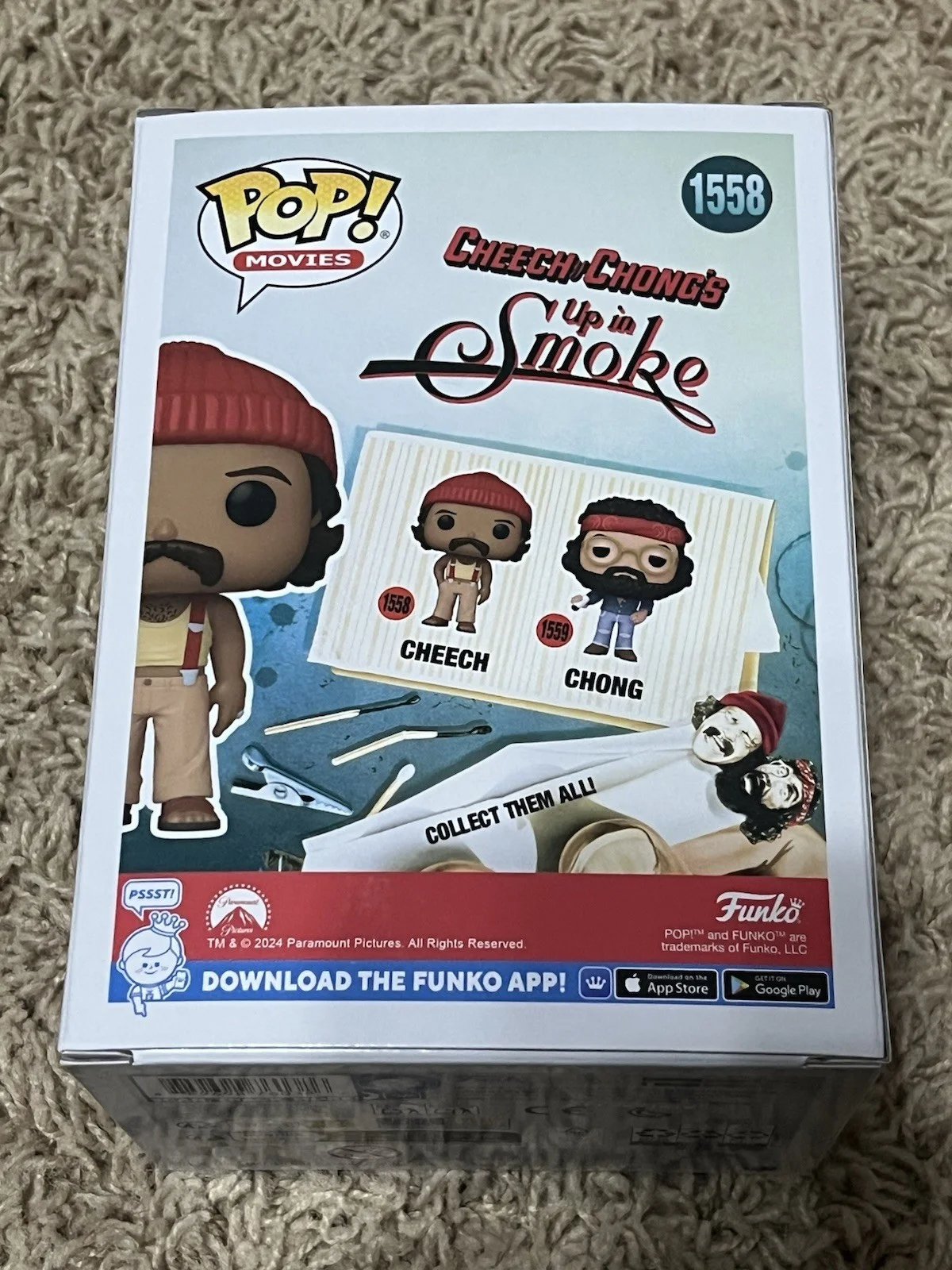 Cheech Pop Figure Autographed Beckett Certified, image 4