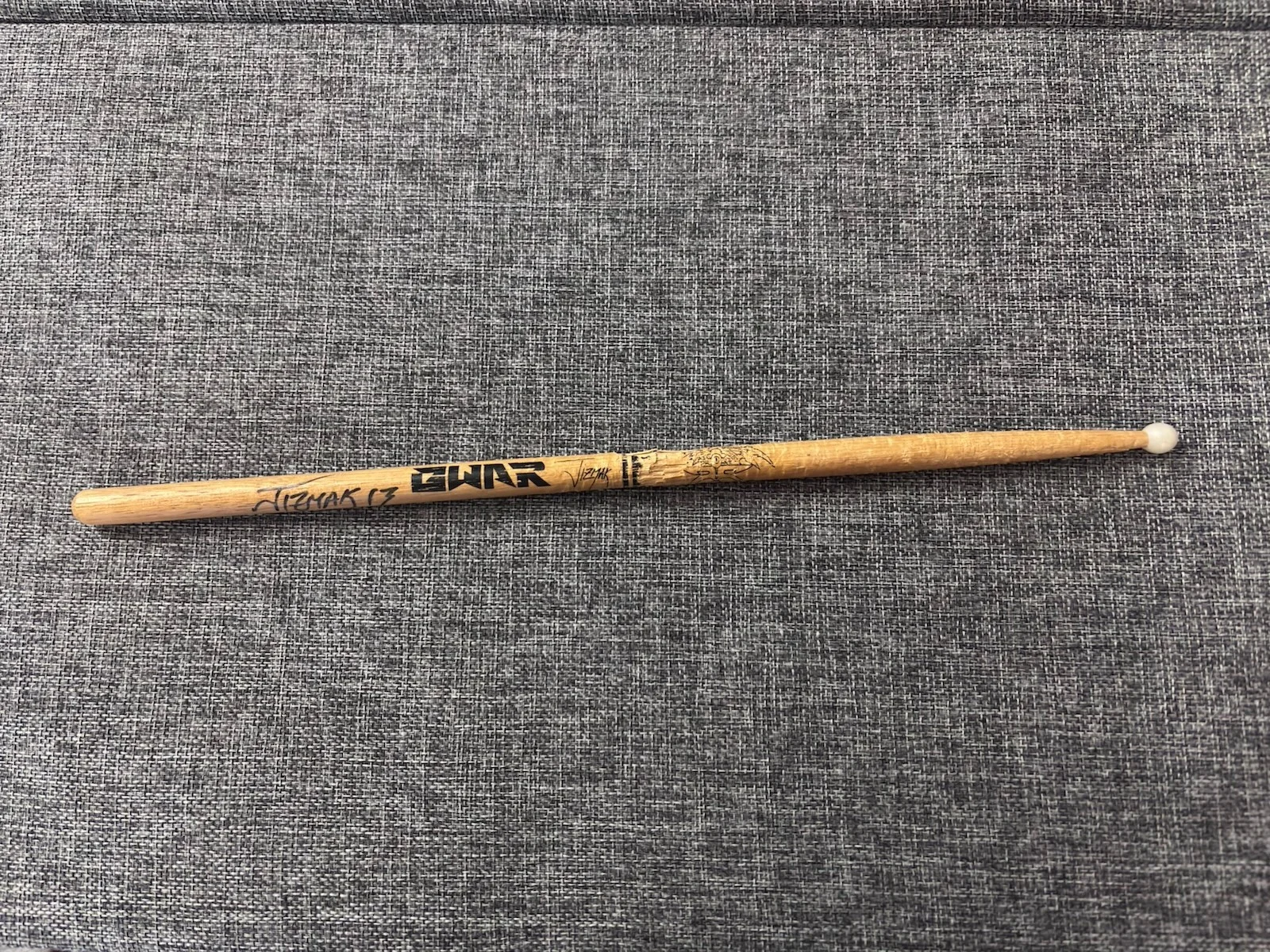 GWAR Stage Used Drum Stick SIGNED AUTOGRAPHED by Jizmak Da Gusha - 2013, image 3
