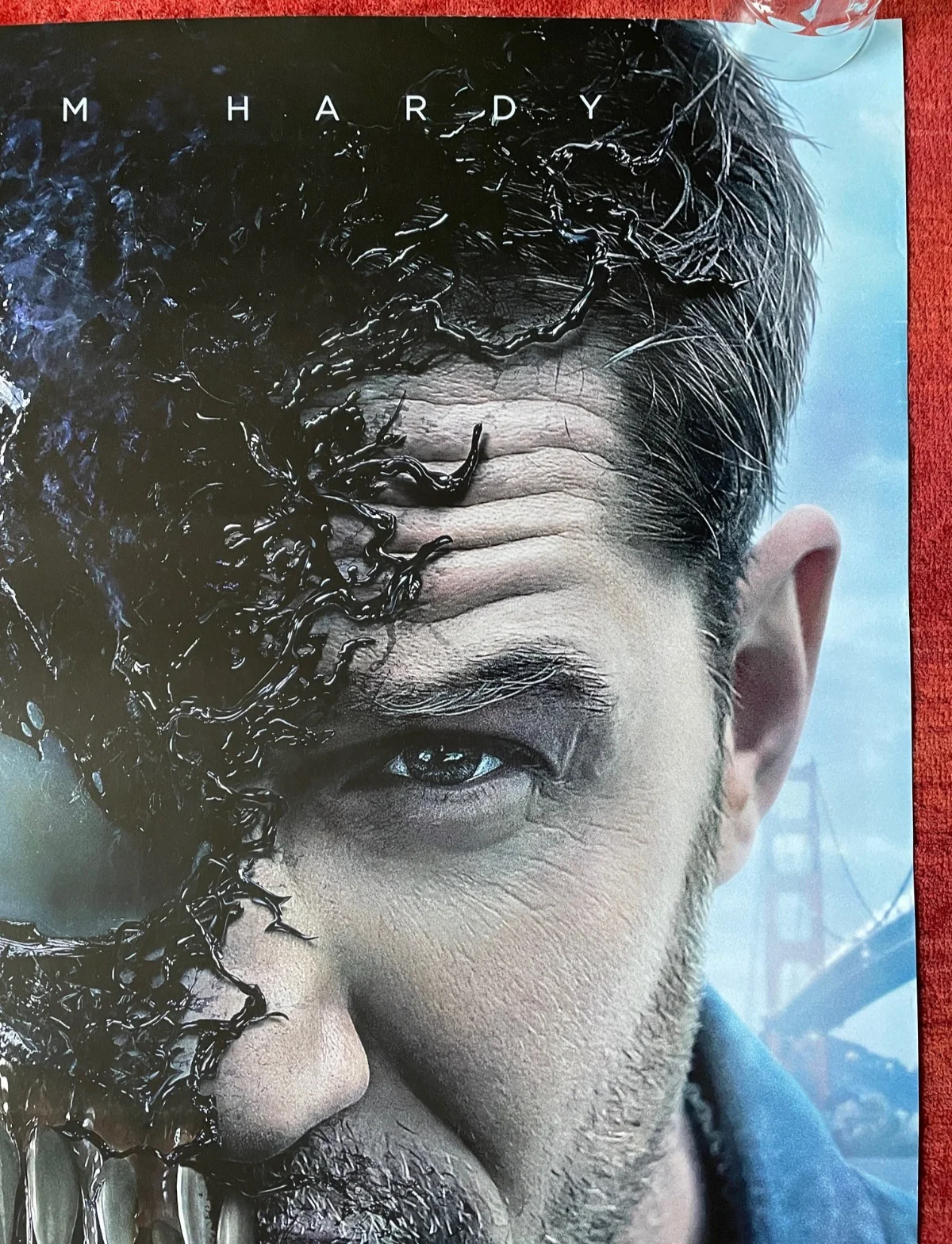 VENOM (2018) Original UK One Sheet Movie Poster Tom Hardy Michelle Williams, изображение 3