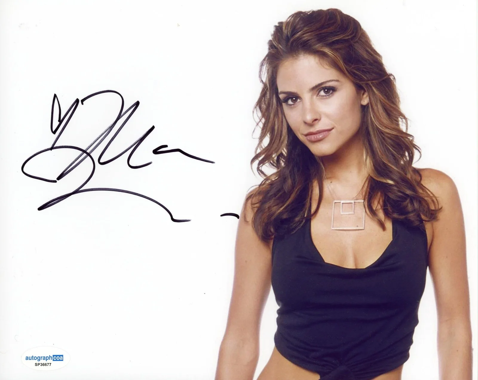 Maria Menounos — Maria Menounos "Extra" Host AUTOGRAPH Signed Autographed 8x10 Photo ACOA, изображение 2