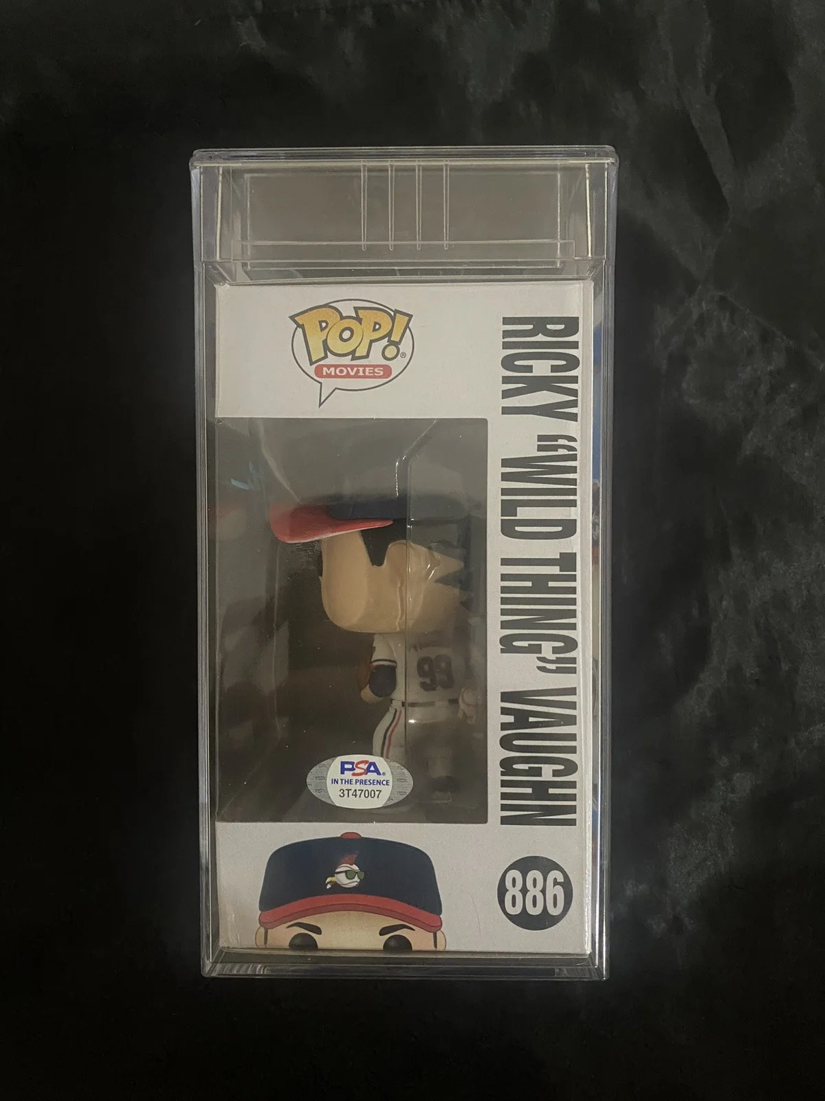 Charlie Sheen Autographed Major League Vaughn Encapsulated Funko Pop #886 PSA, изображение 4