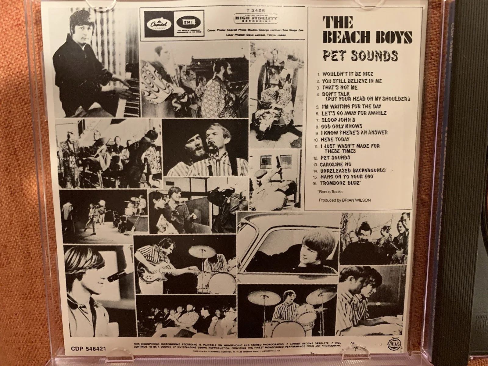 The Beach Boys - Pet Sounds (1990 CD) - Signed by Carl, Brian, Mike, Al & Bruce, изображение 5
