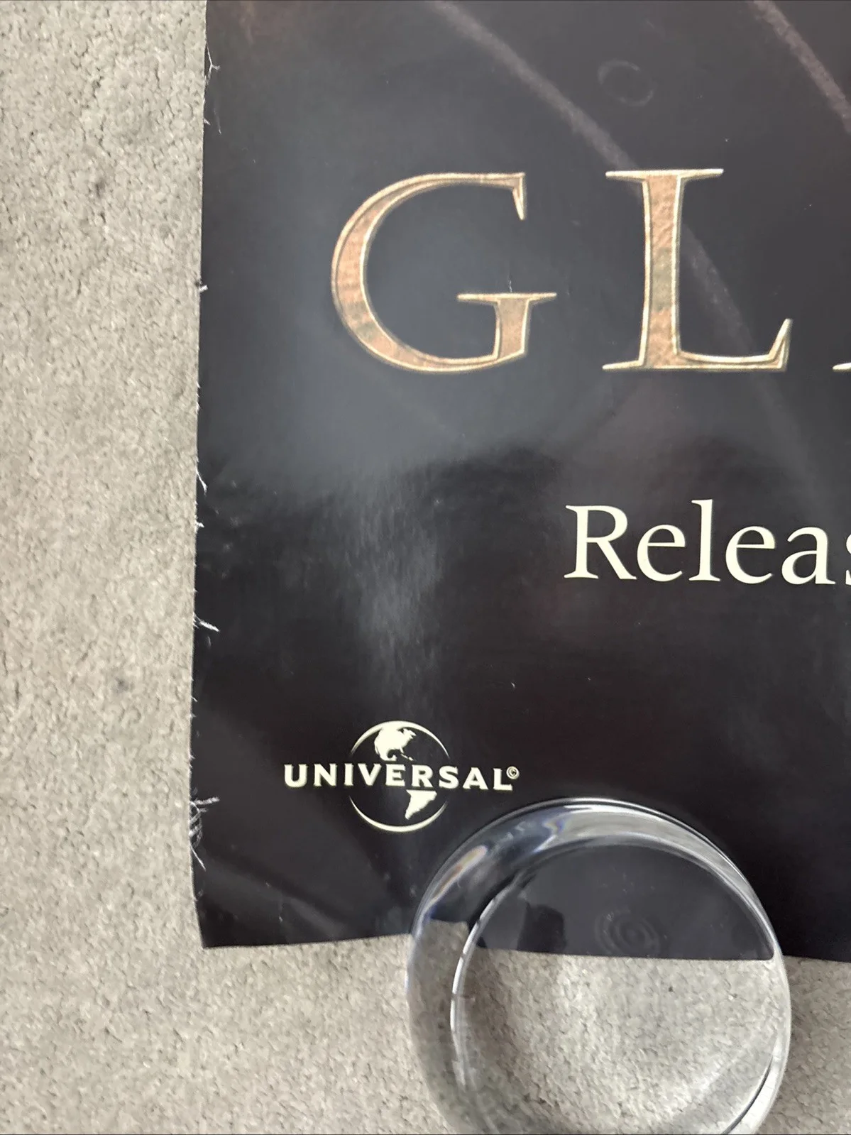 Gladiator (2000) Original DVD Release Movie Poster, image 5
