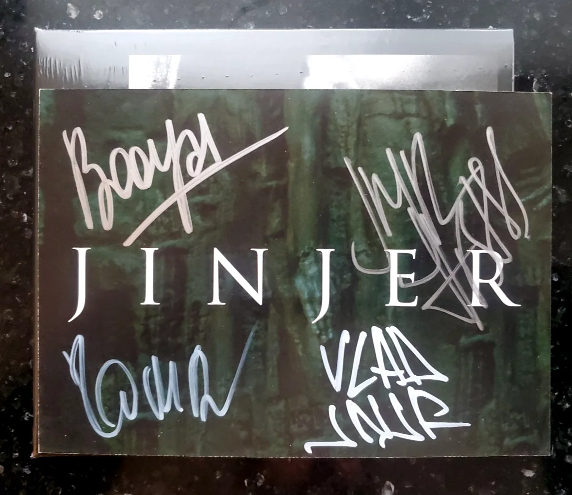 JINJER SIGNED CD WALLFLOWERS AUTOGRAPHED FULL BAND, image 2