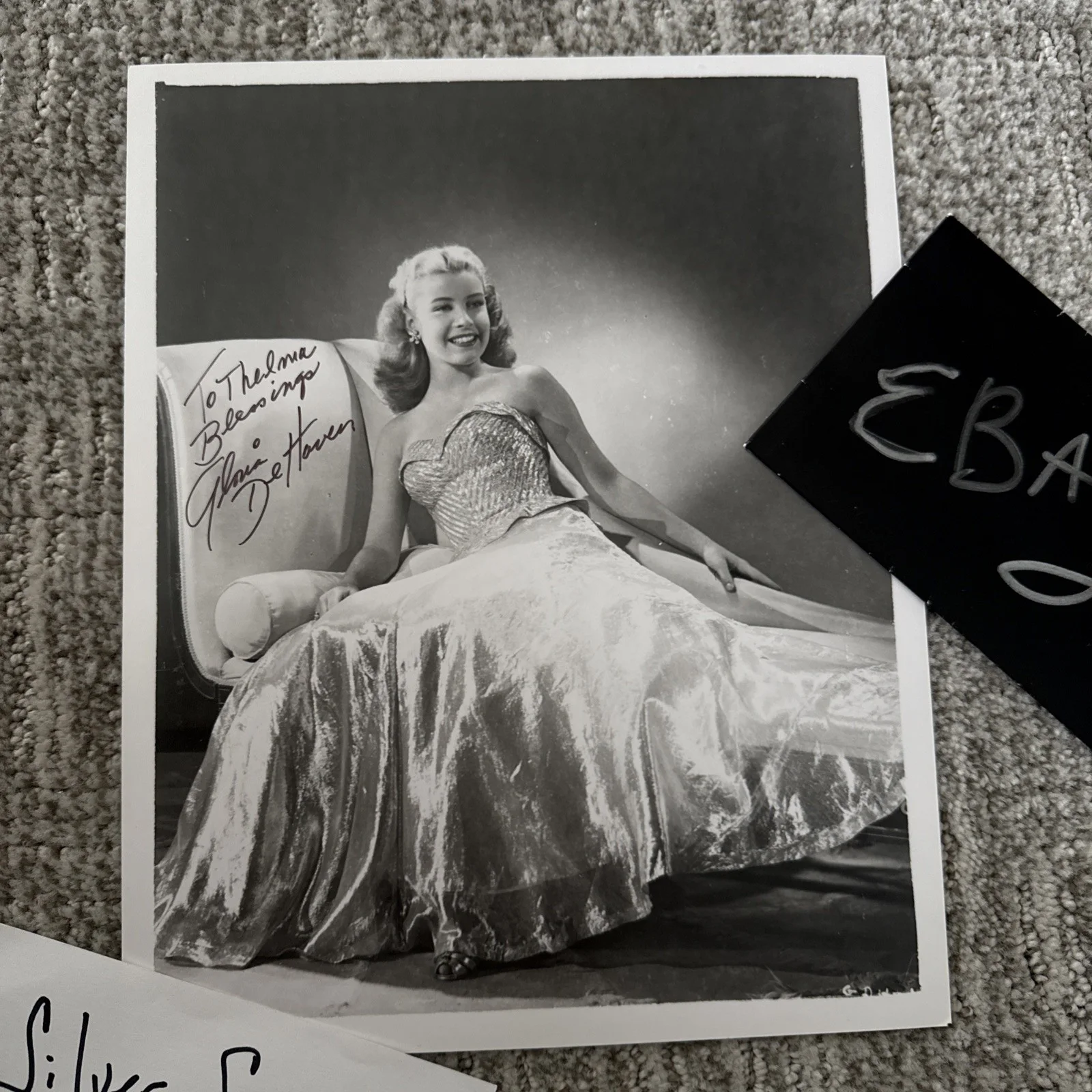Gloria DeHaven De Haven Autograph SIGNED 8x10 PHOTO JSA COA Certified, image 2
