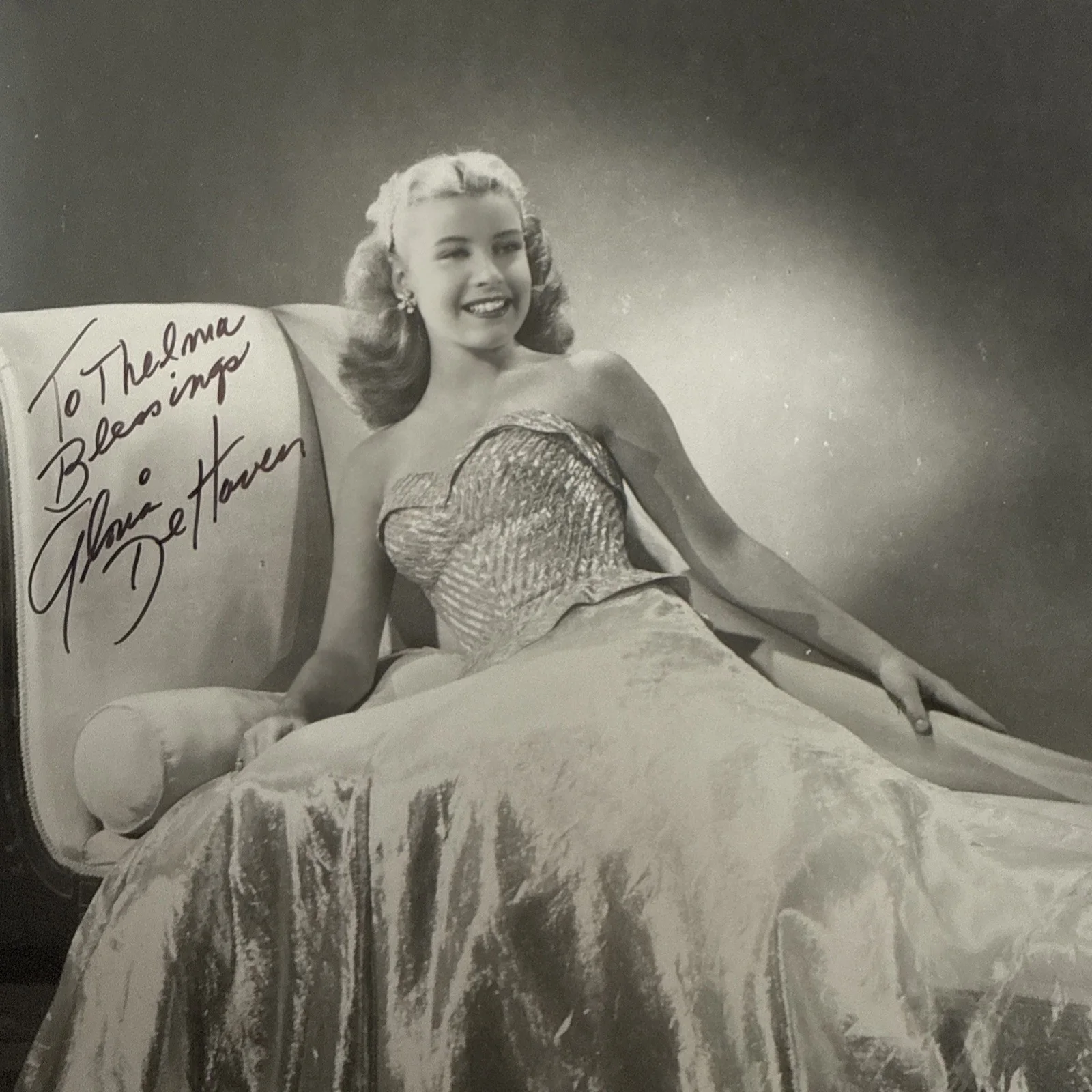 Gloria DeHaven De Haven Autograph SIGNED 8x10 PHOTO JSA COA Certified, image 4