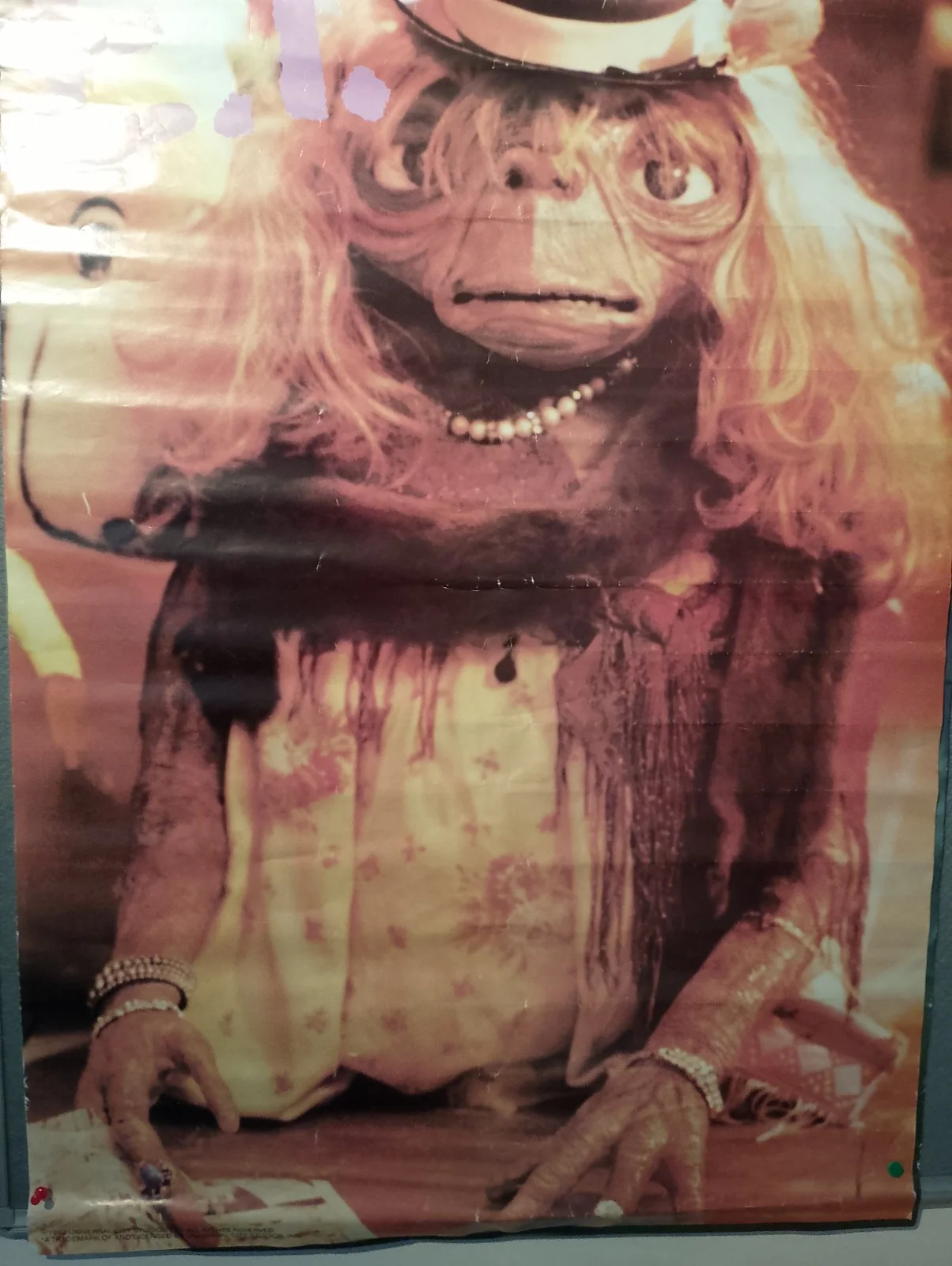 E.T. The Extra-Terrestrial Original Movie et Vintage Poster 1982 Dress up, изображение 2
