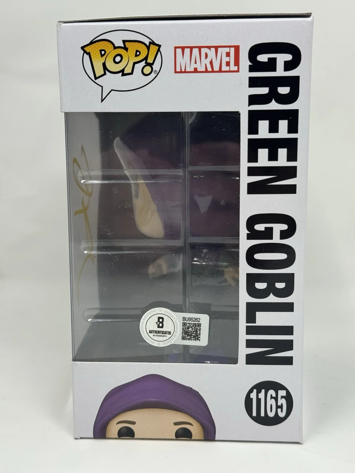 Willem Dafoe — Willem Dafoe Signed Autograph Green Goblin Funko Pop 1165 Spider-Man Beckett COA, image 5