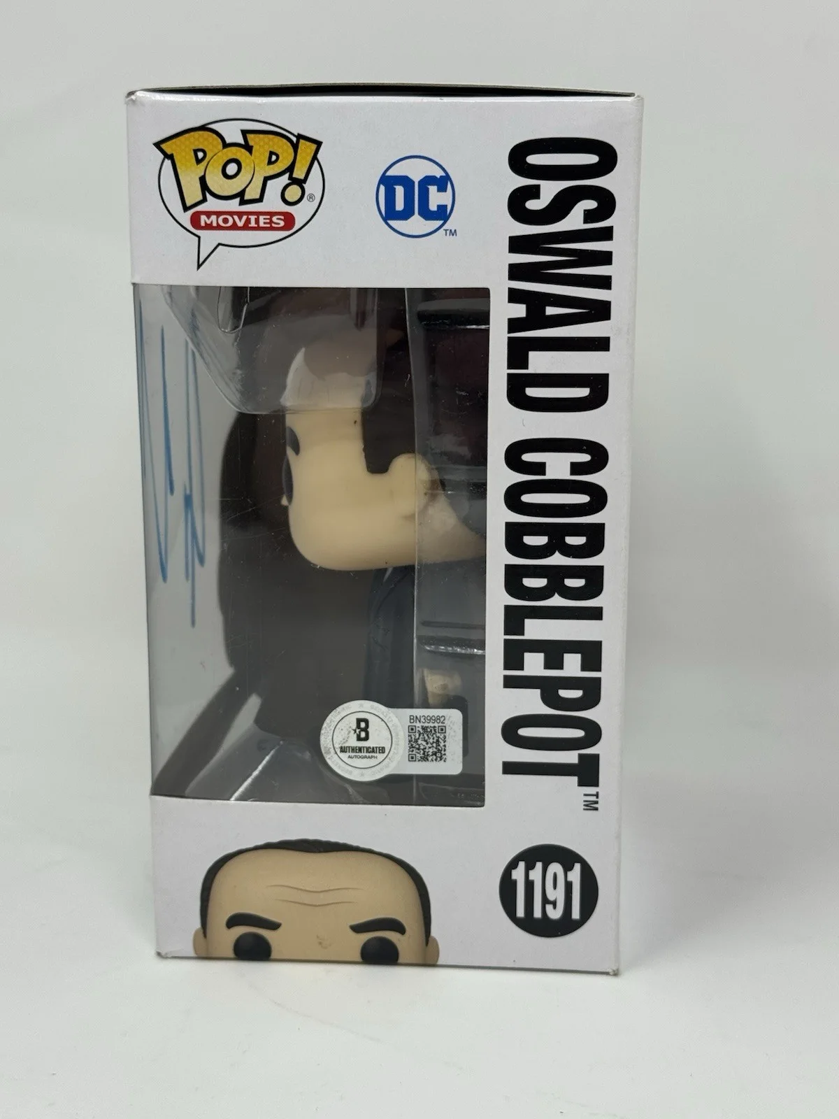 Collin Farrell — Colin Farrell Signed The Batman Oswald Cobblepot Funko Pop Autograph Beckett COA, image 4