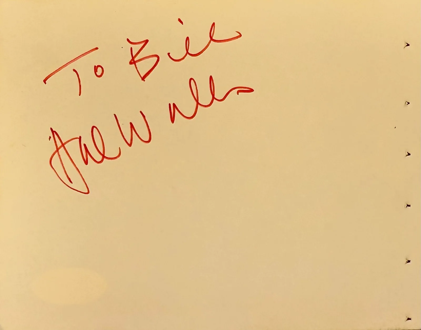 WAYLON JENNINGS & HAL B. WALLIS Autograph Signed 4x6 ALBUM PAGE JSA CERTIFIED, image 3