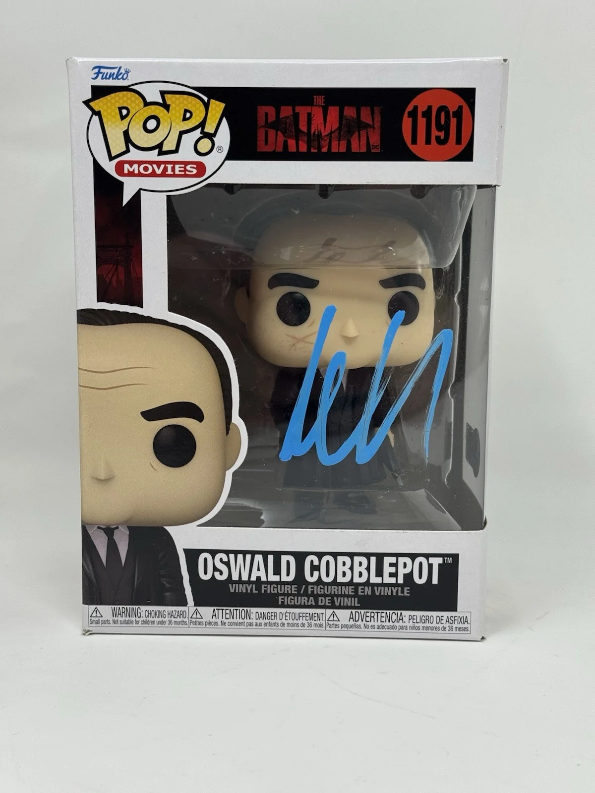 Collin Farrell — Colin Farrell Signed The Batman Oswald Cobblepot Funko Pop Autograph Beckett COA, изображение 2