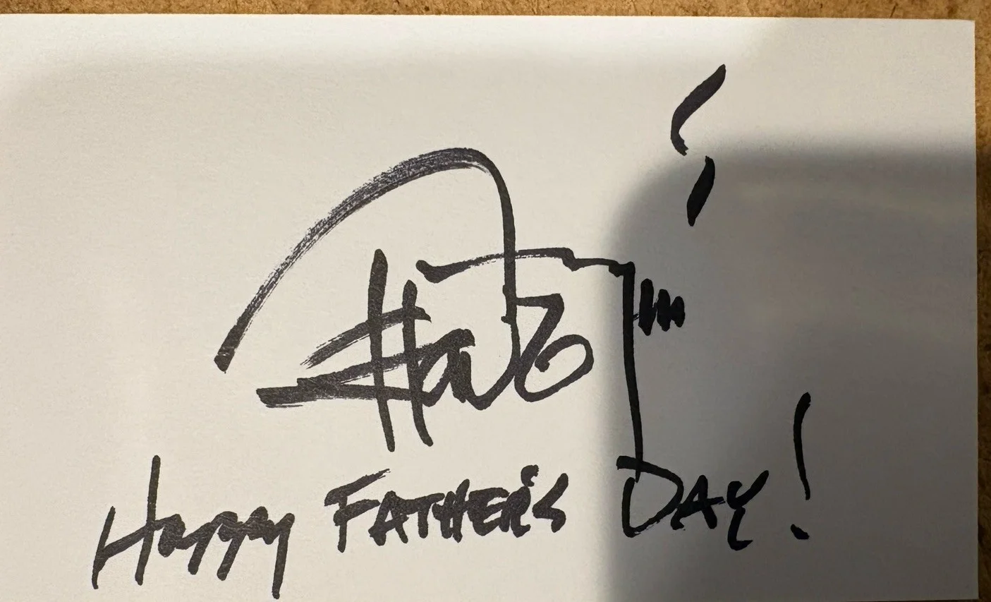 Tommy Chong — Tommy Chong Signed Autographed Index Card With Inscription, image 2