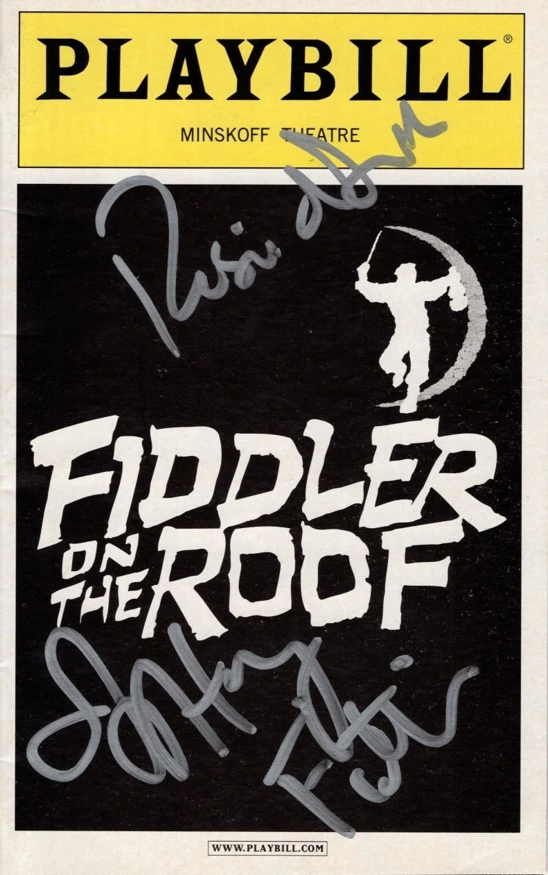 Rosie O'Donnell and Harvey Fierstein — Rosie O'Donnell and Harvey Fierstein Signed Fiddler on the Roof Playbill
