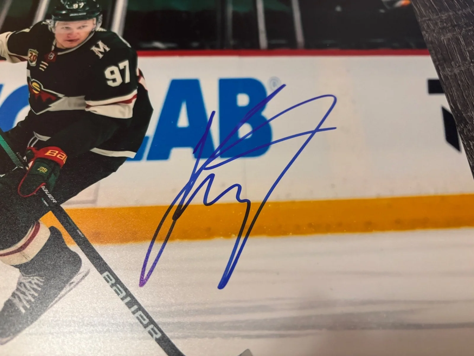 KIRILL KAPRIZOV SIGNED AUTOGRAPHED 8X10 PHOTO RARE MINNESOTA WILD IN PERSON, изображение 2