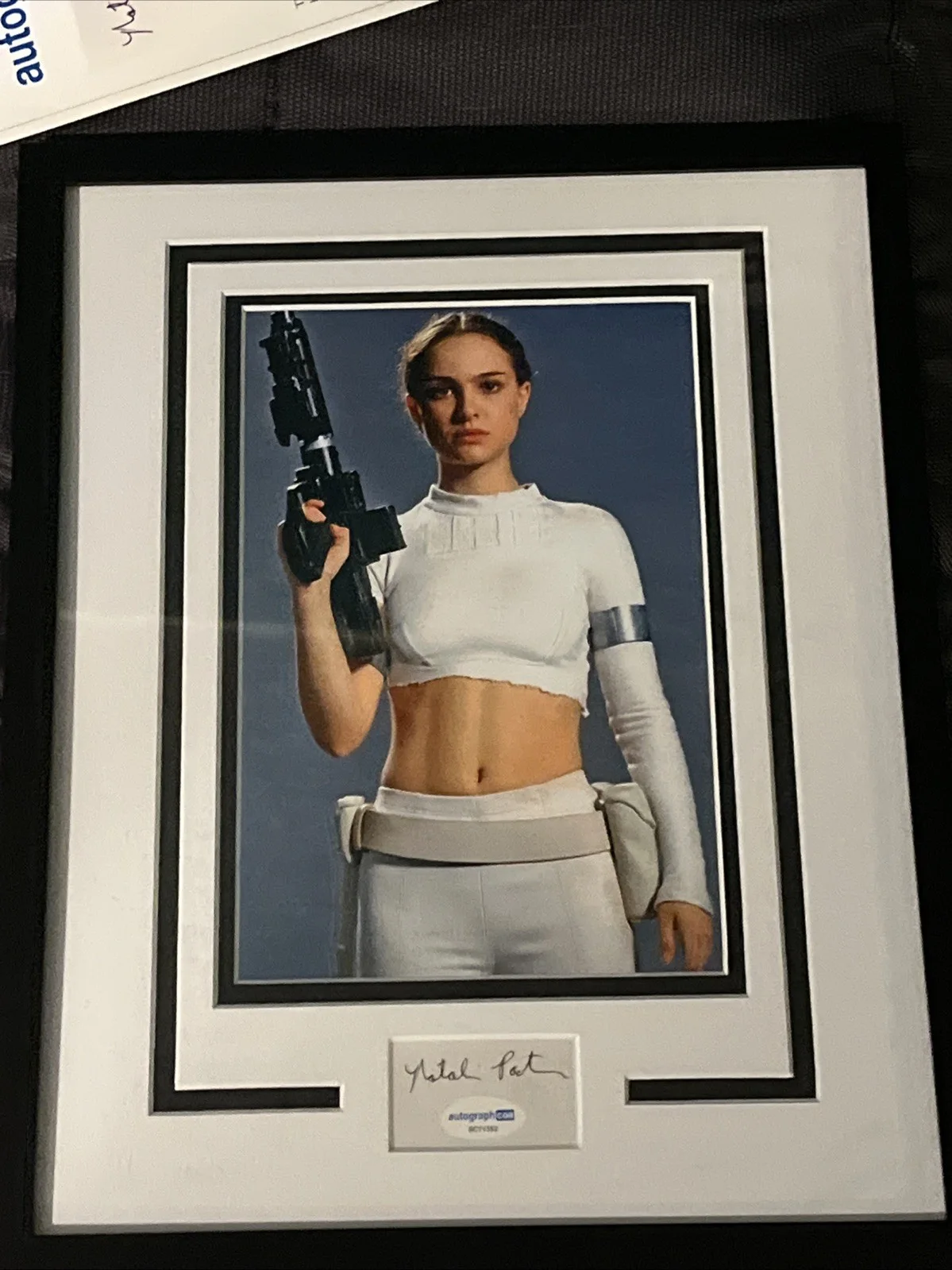 Natalie Portman — Natalie Portman "Star Wars" AUTOGRAPH Signed Custom Framed 11x14 Display ACOA, image 4