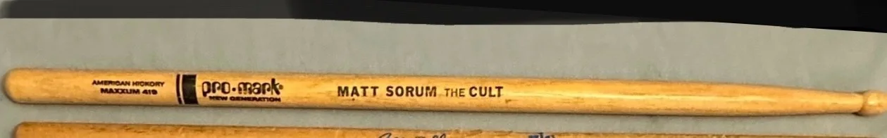 Matt Sorum The Cult drum stick, image 2