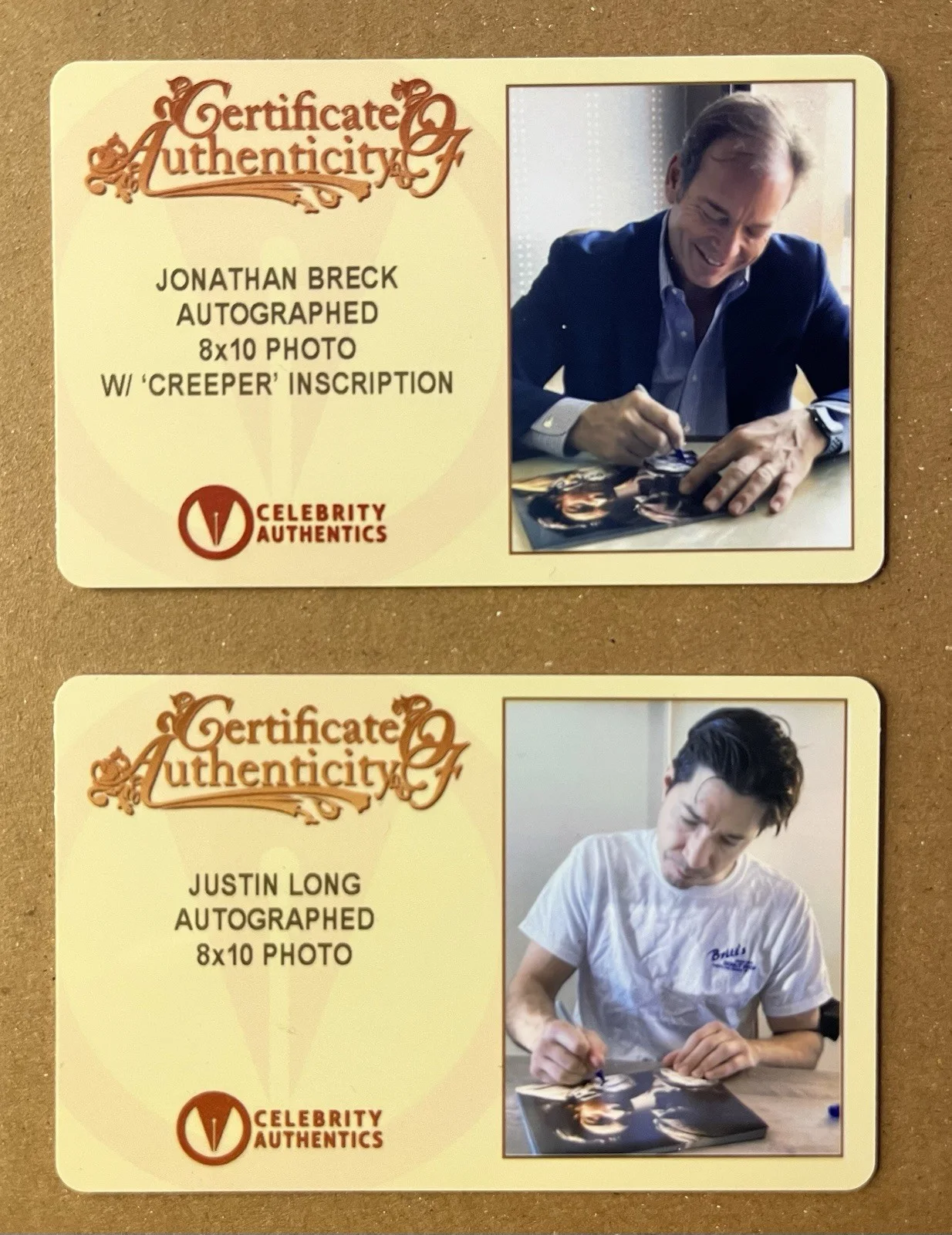 Jonathan Breck Justin Long — Jonathan Breck & Justin Long Signed 8x10 Photo W/ Coa, image 2