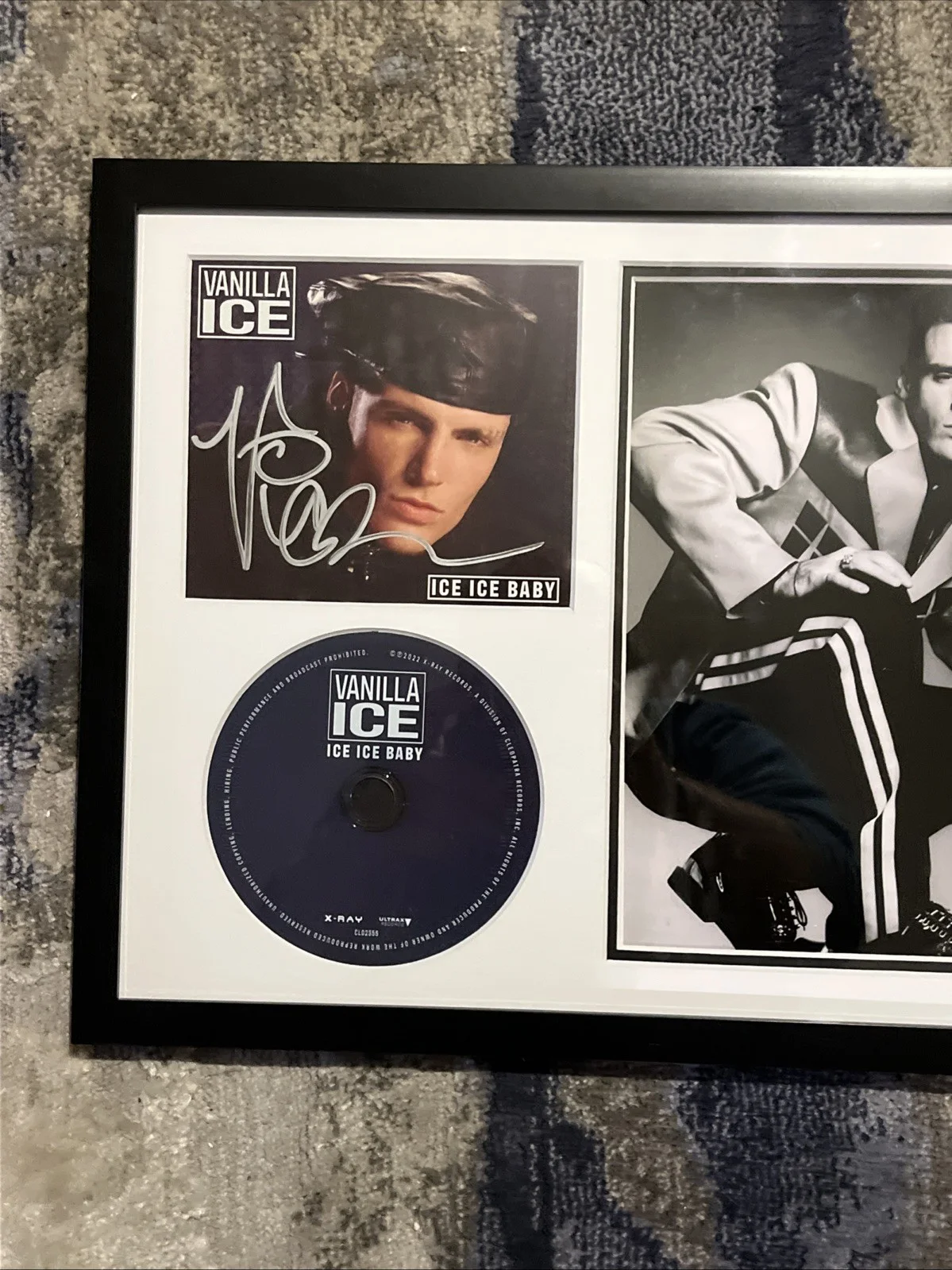 RAPPER VANILLA ICE SIGNED AUTOGRAPHED FRAMED 11x14 DISPLAY ACOA COA RAP NINJA, image 5