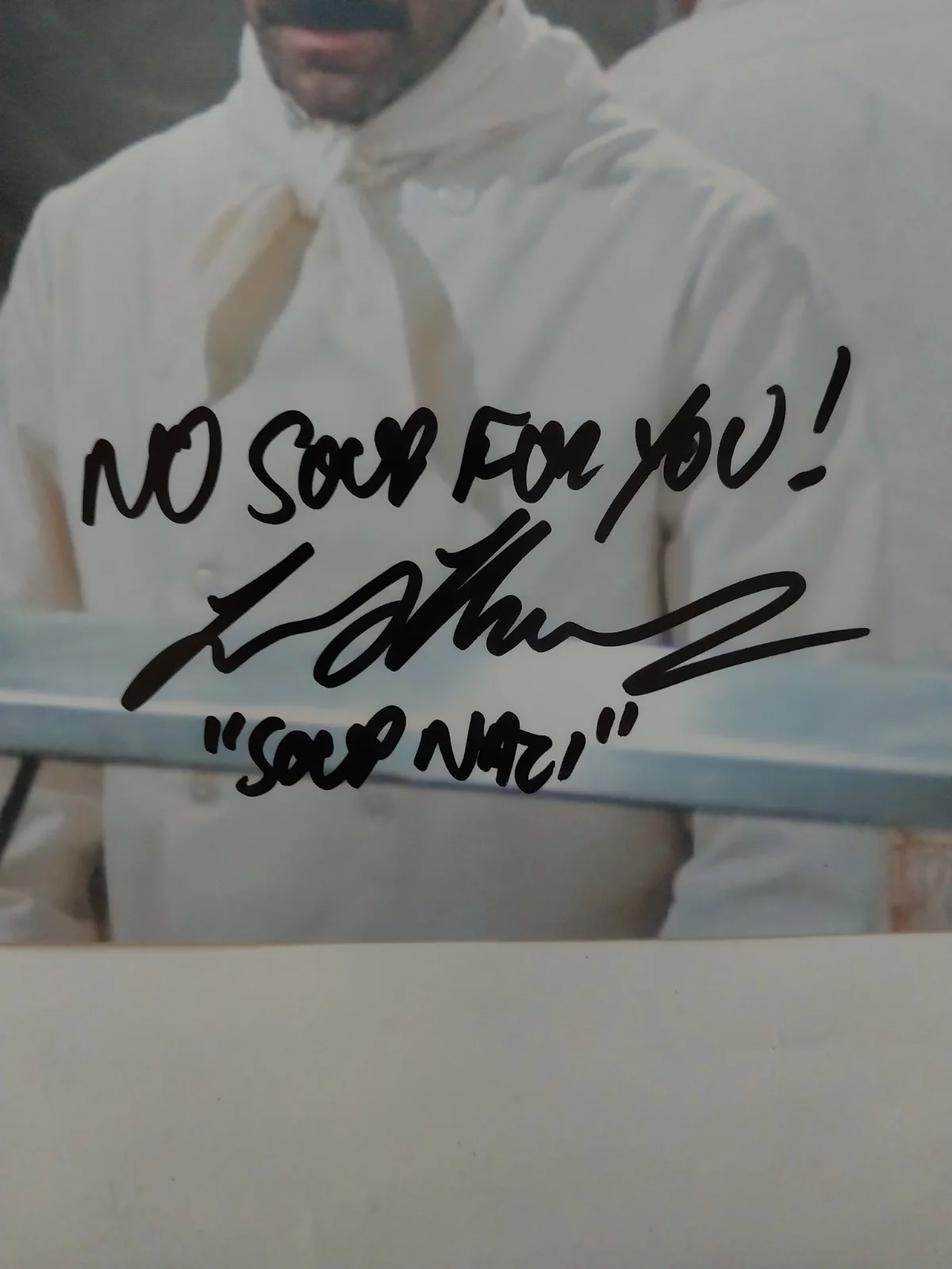 Larry Thomas — CelebrityAutograph Larry Thomas signed 8x10 COA . SOUP NAZI SEINFELD, изображение 4
