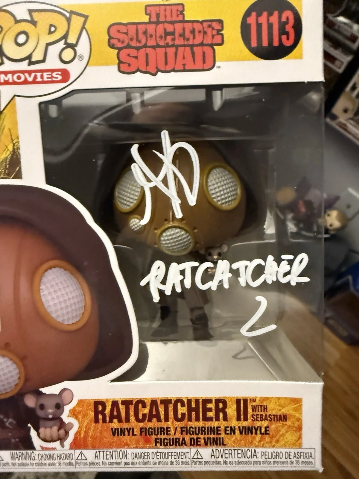 Daniela Melchior — DANIELA MELCHIOR RATCATCHER II SIGNED Auto Funko POP W/Character Name SWAU Coa, изображение 4