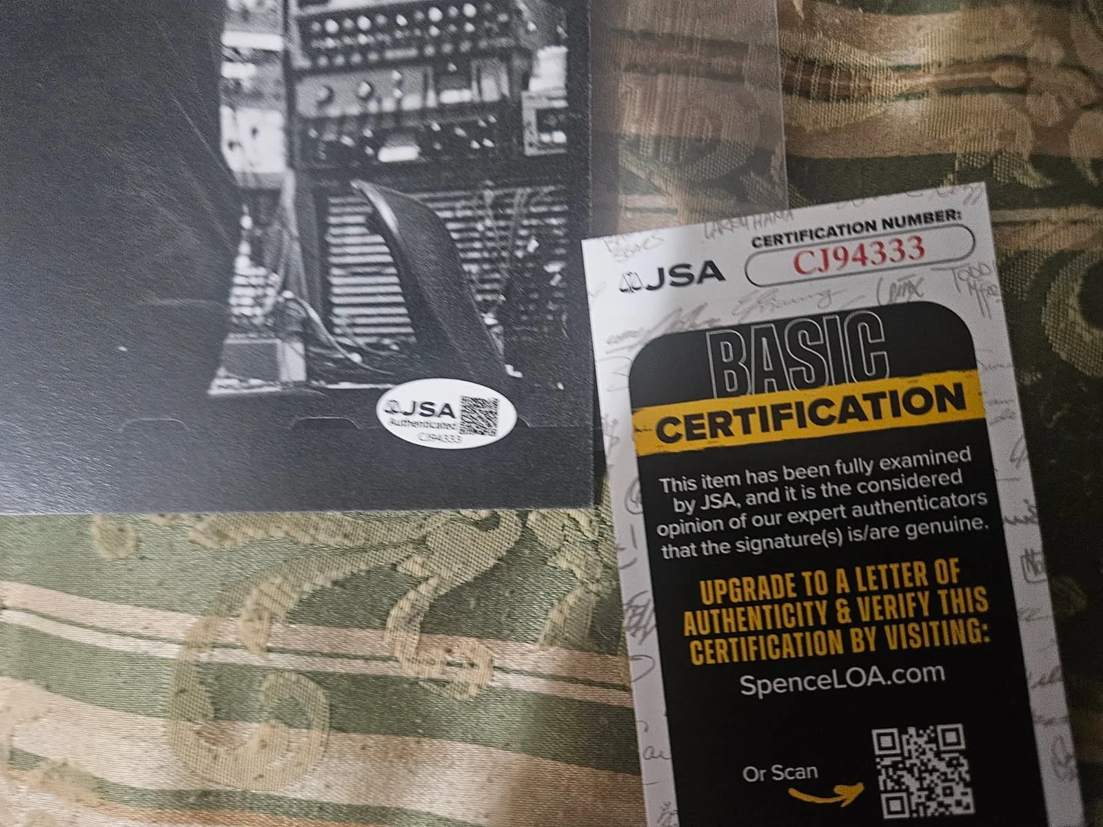 Waylon Jennings son Shooter autographed Songbird incert JSA Certified, image 3