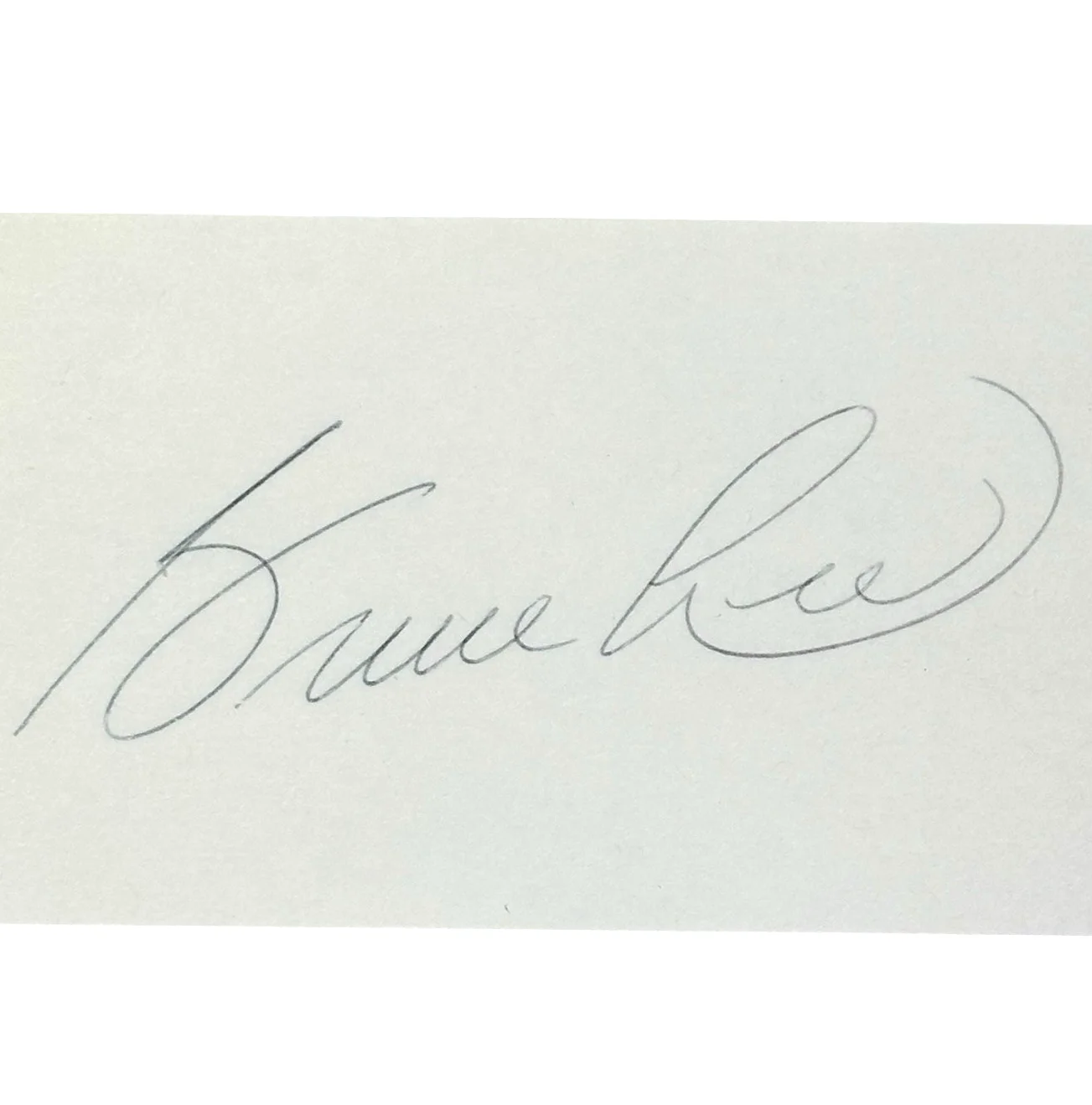 BRUCE LEE Signed Autograph 3" x 5" Index Card Chinese Martial Arts Actor Jun-Fan, изображение 4