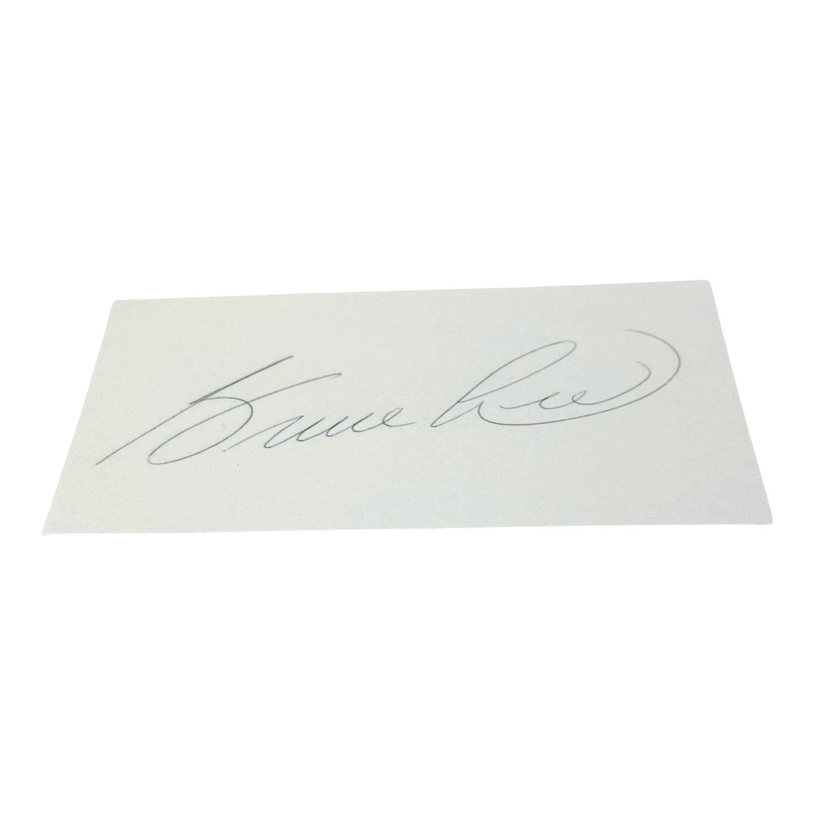 BRUCE LEE Signed Autograph 3" x 5" Index Card Chinese Martial Arts Actor Jun-Fan, изображение 5