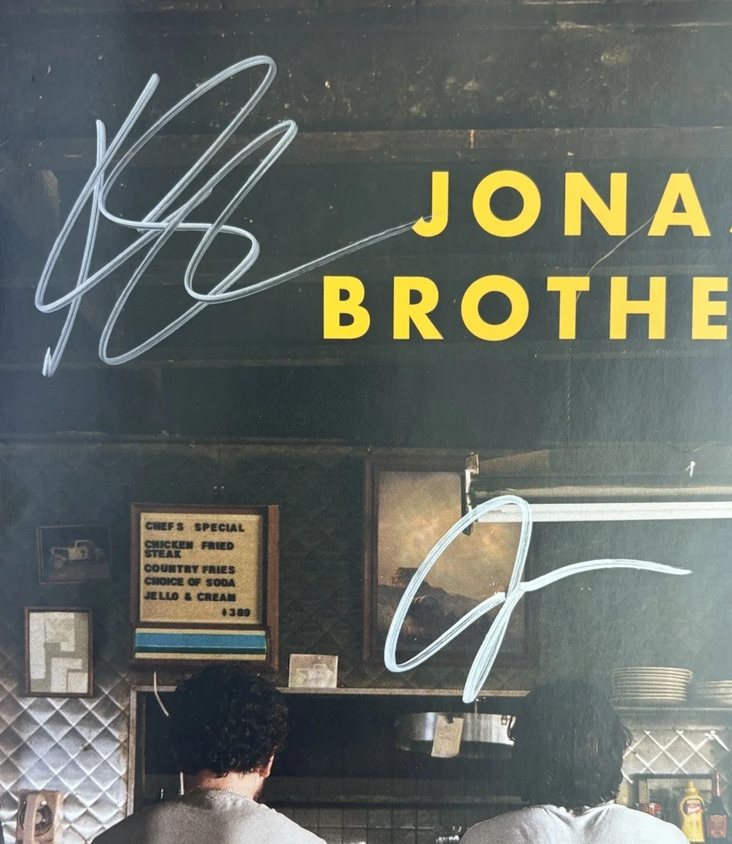 Jonas Brothers Signed Autographed Folded Poster The Poster For The Album JSA COA, image 3