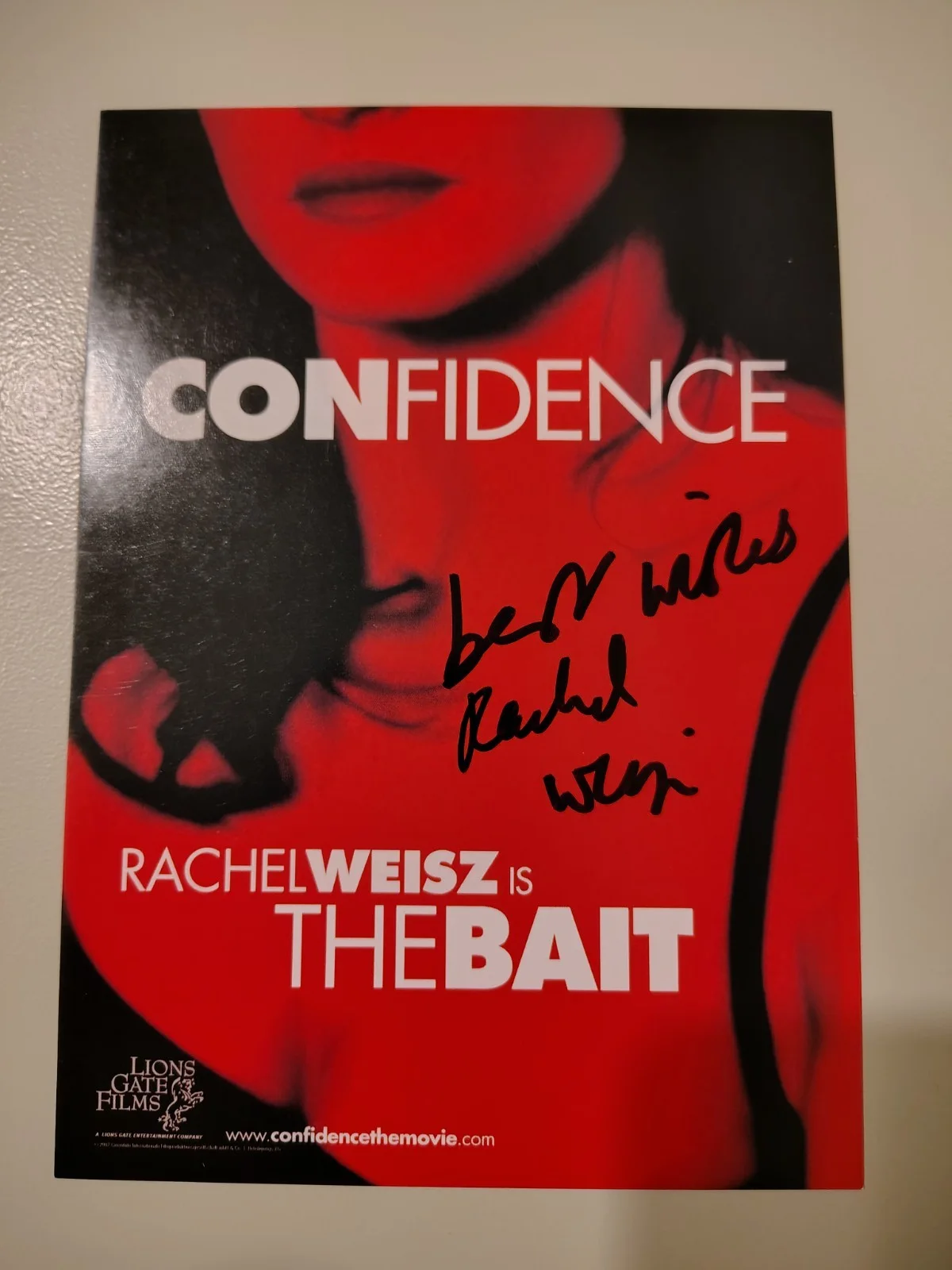 Rachel Weisz — Rachel Weisz Authentic Autographed 7x5 Photo Movie Confidence
