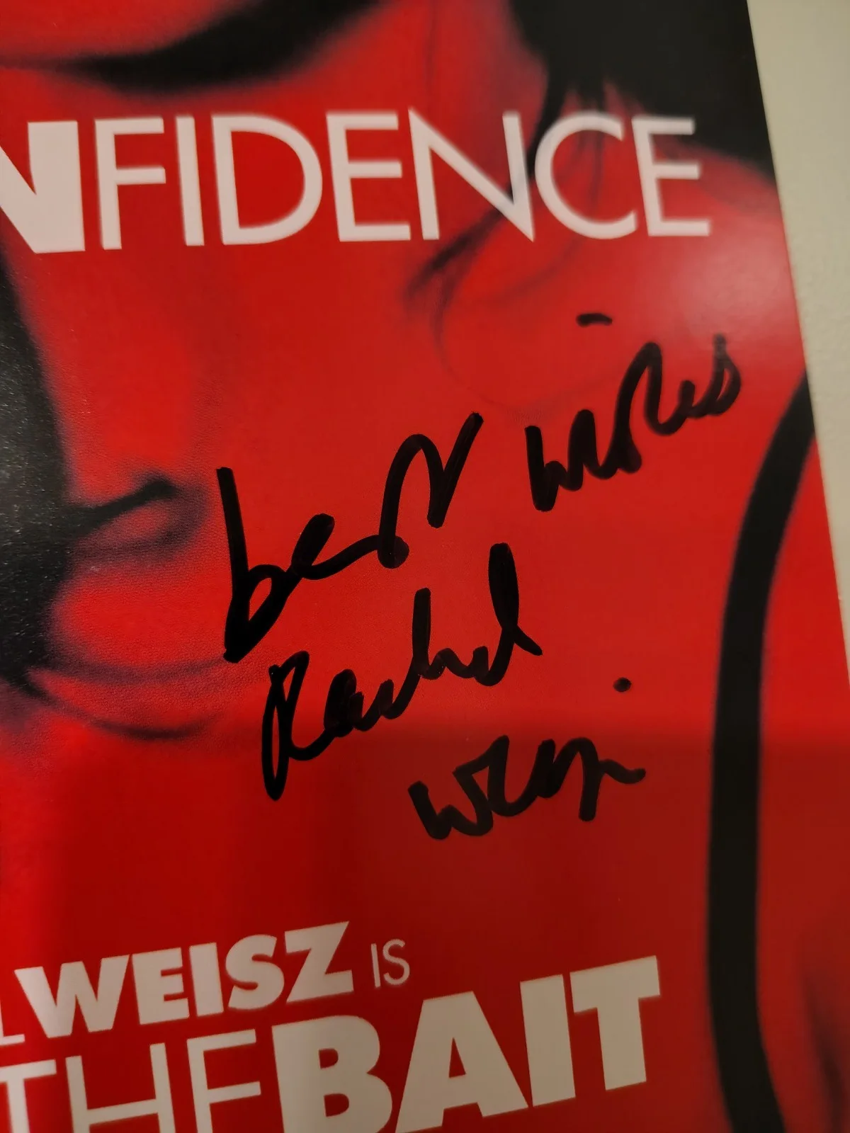 Rachel Weisz — Rachel Weisz Authentic Autographed 7x5 Photo Movie Confidence, image 2