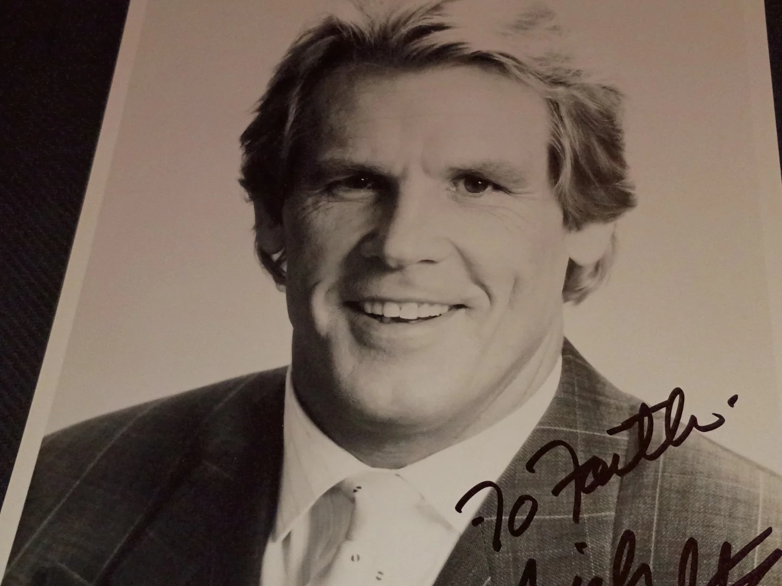 Nick Nolte — Nick Nolte HAND SIGNED 8x10 Photo 'To John' 48 Hours Poker Face, image 3