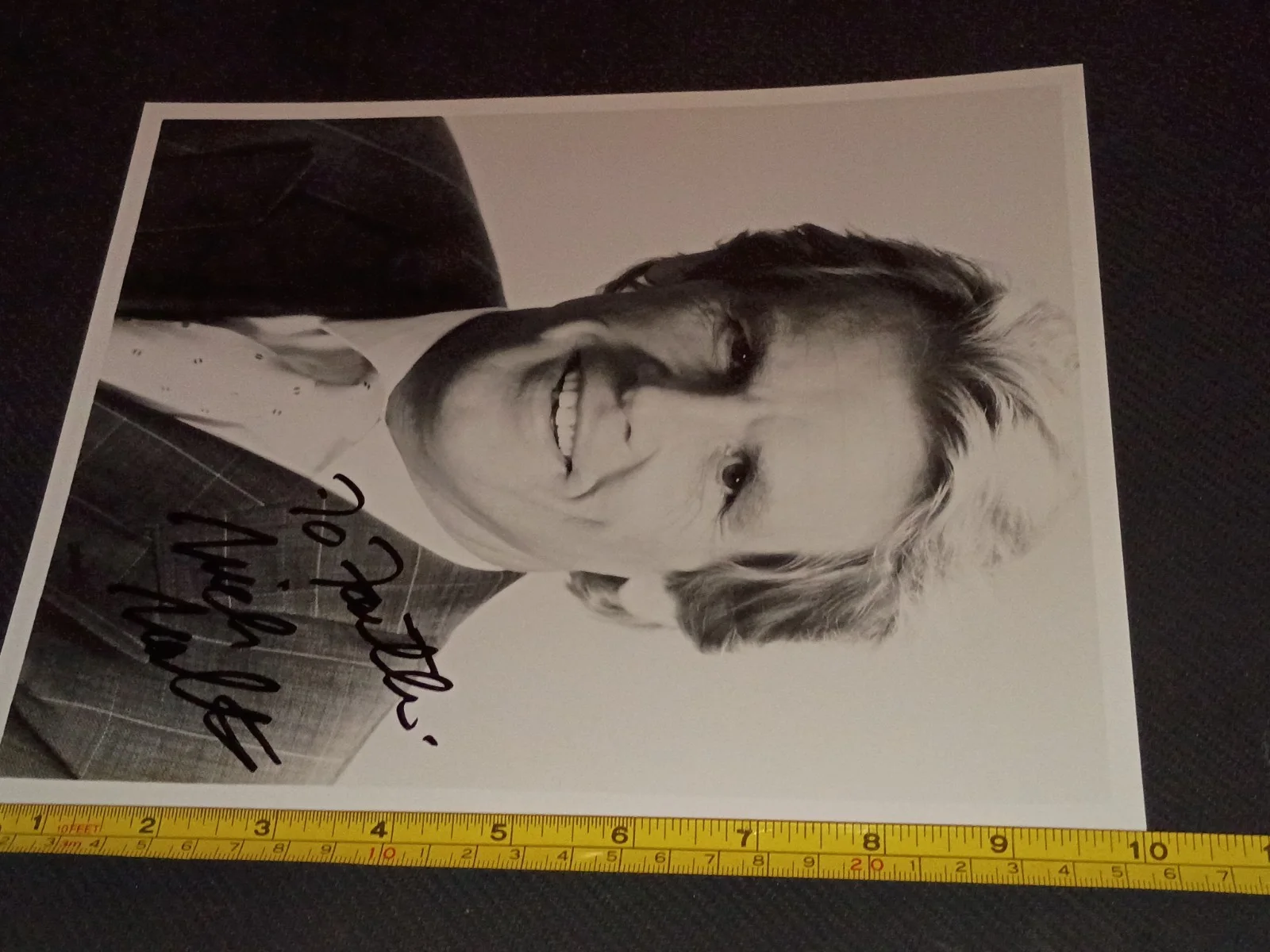 Nick Nolte — Nick Nolte HAND SIGNED 8x10 Photo 'To John' 48 Hours Poker Face, image 5