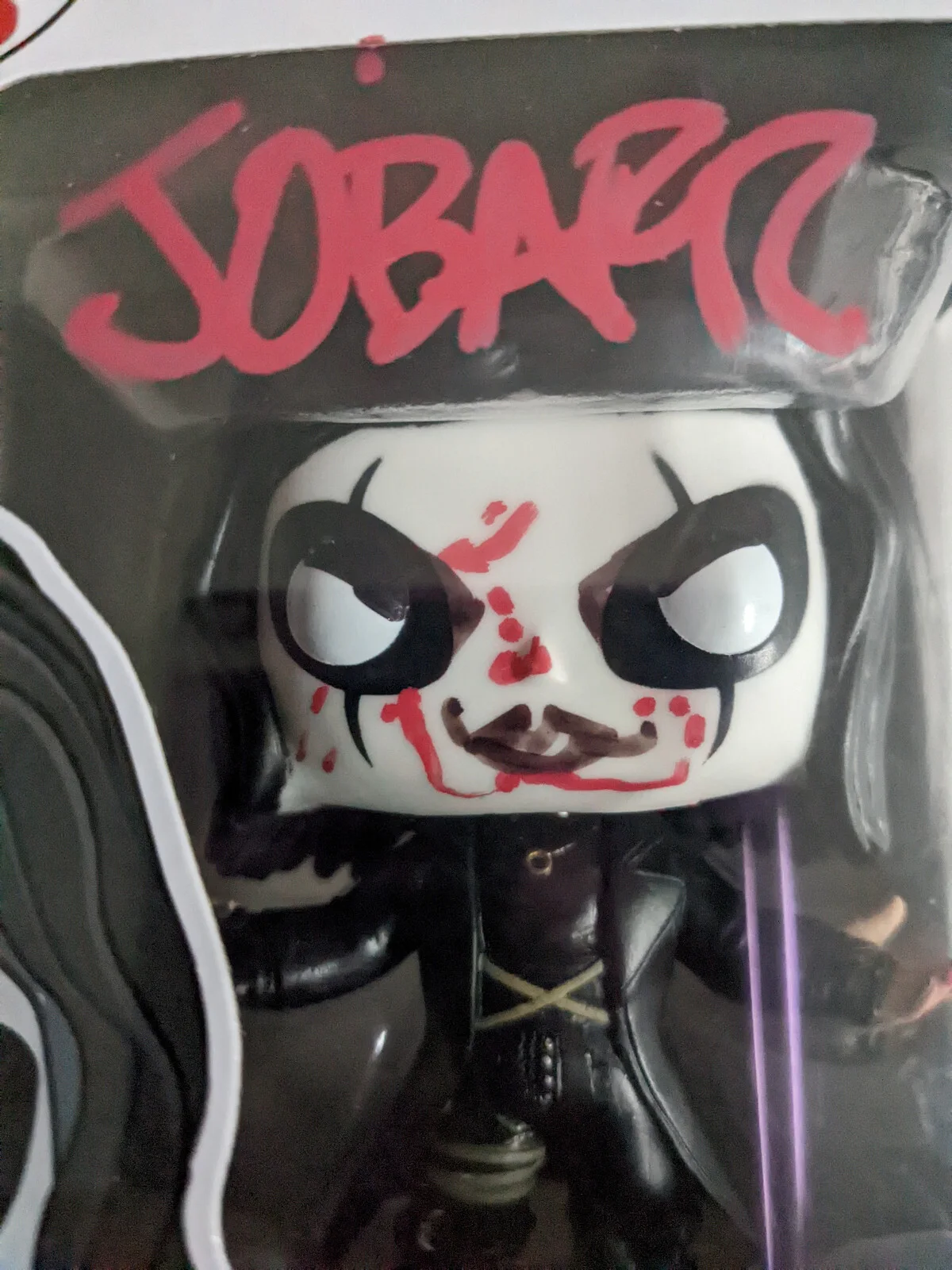James O'Barr — James O'Barr Signed The Crow Funko Pop VAULTED Autograph RARE BAS JSA COA Red, image 2