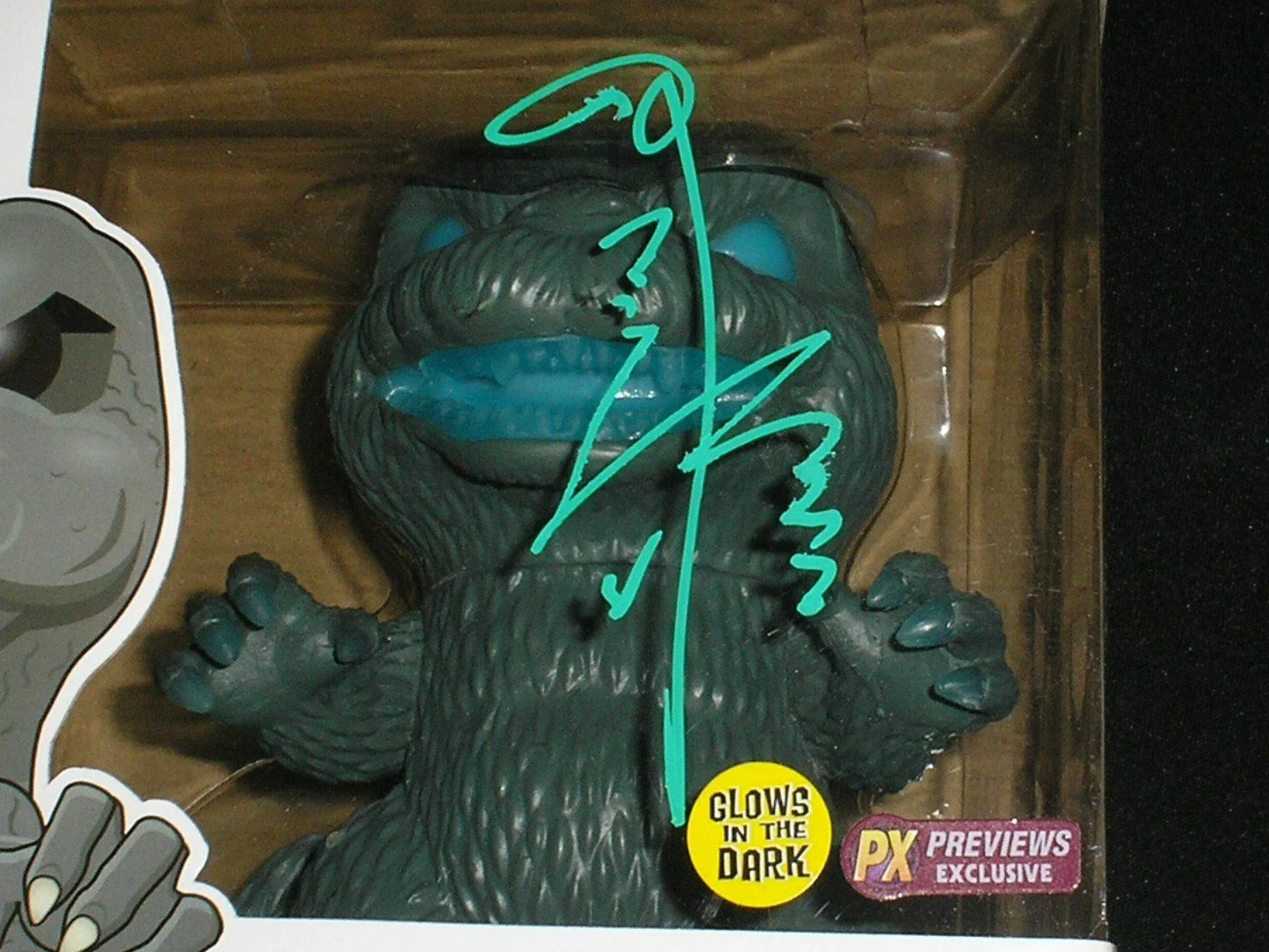 HARUO NAKAJIMA Suit Actor Signed 6" GODZILLA Glow in the Dark FUNKO POP BAS JSA, изображение 2