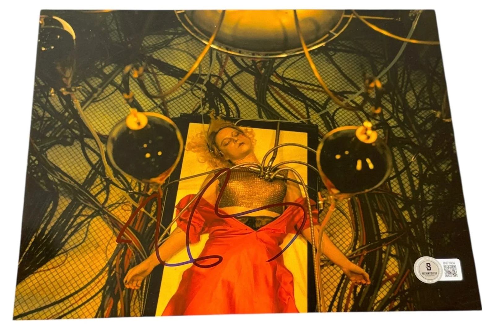 Jessie Buckley — Jessie Buckley Signed Autograph 8x10 The Bride! Photo Frankenstein Beckett BAS